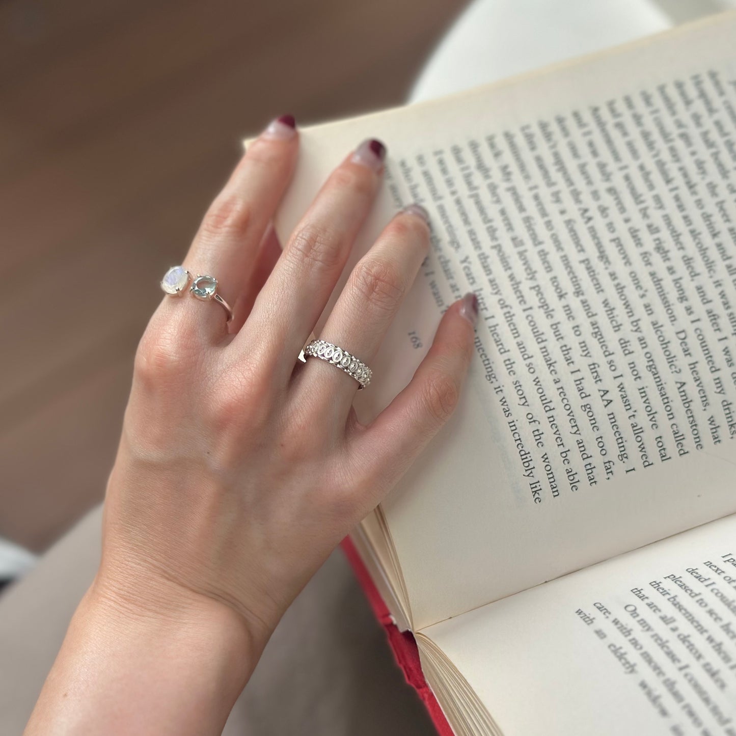 Silver925 plain ring 56