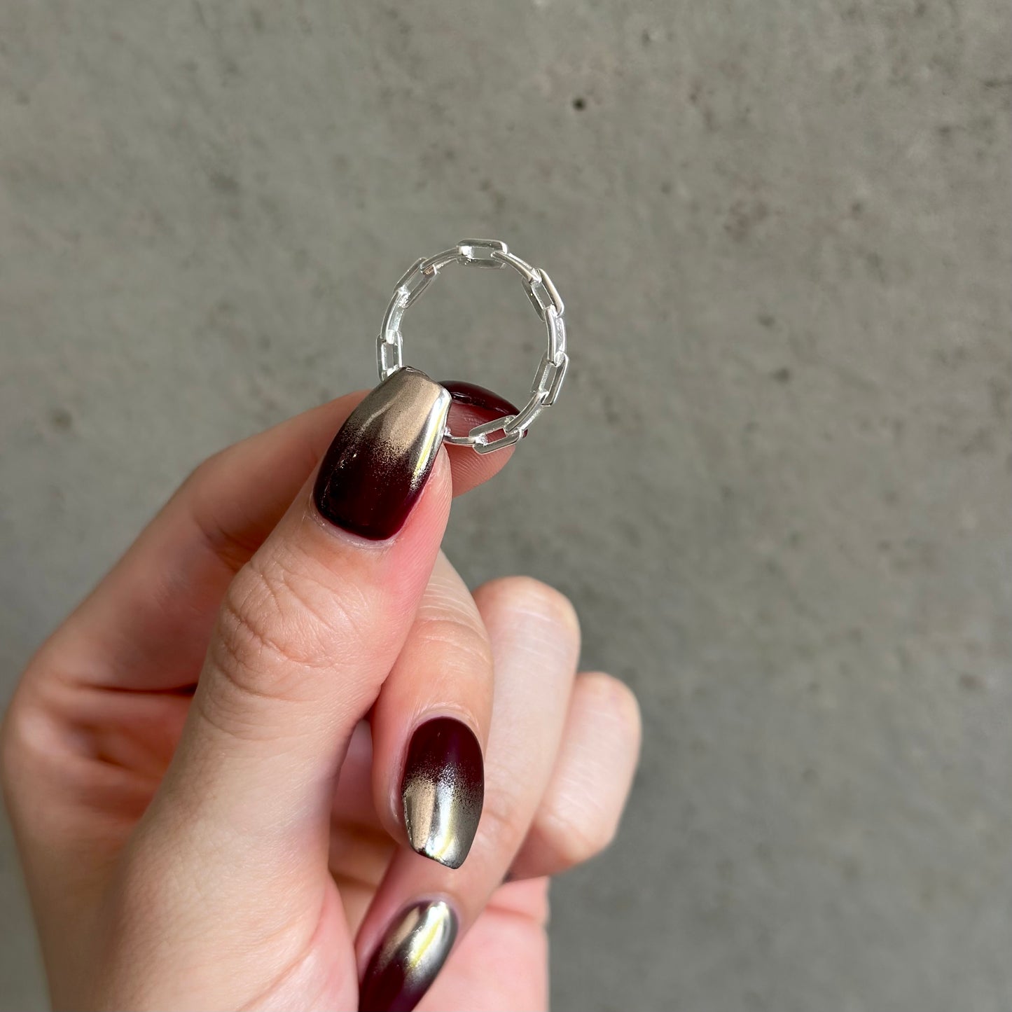 Silver925 plain ring 80