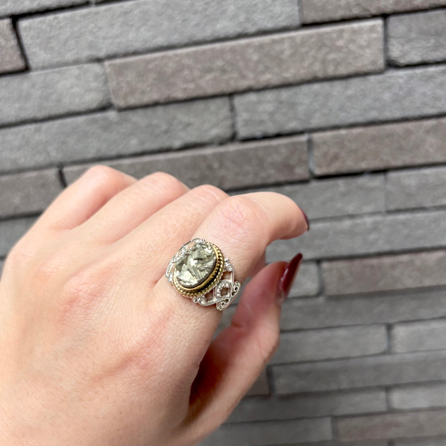 Connect ring〈 Druzy 〉
