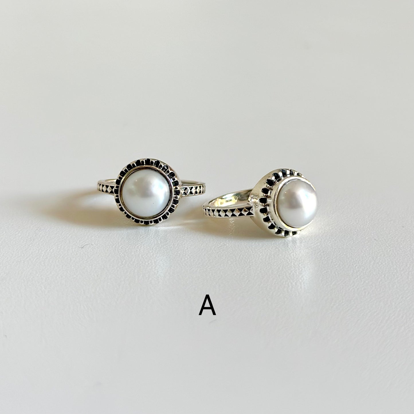 Pearl design ring 8