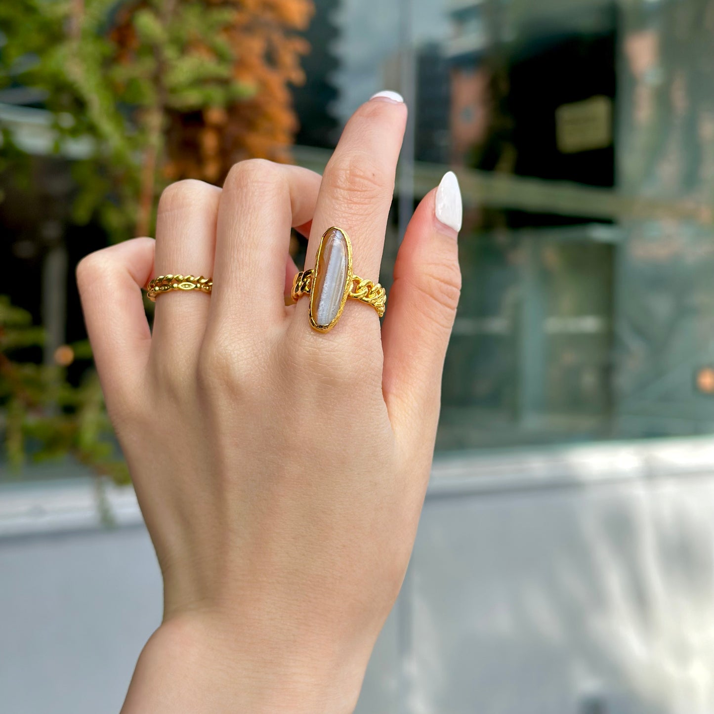 Brass design ring 3