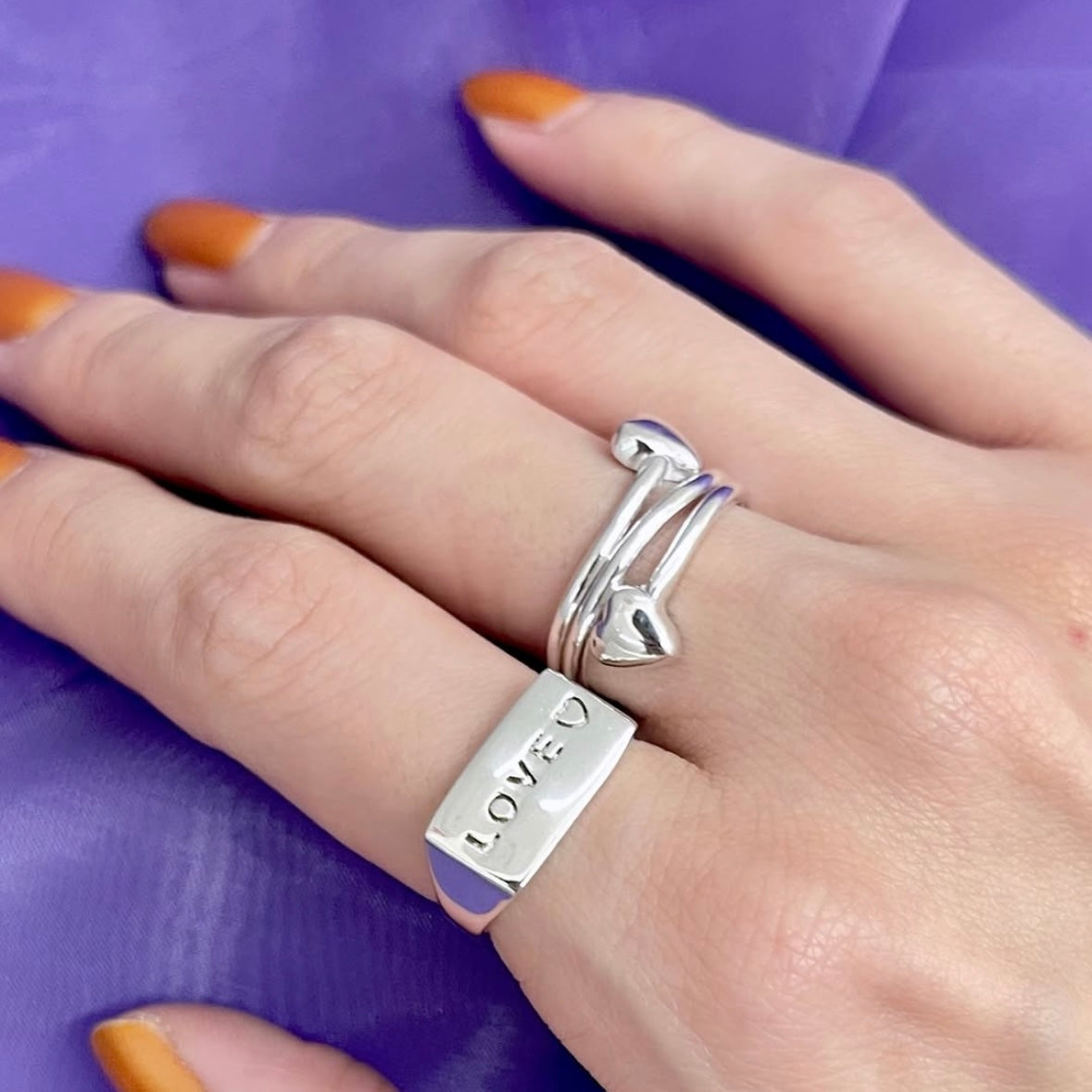 LOVE plain ring
