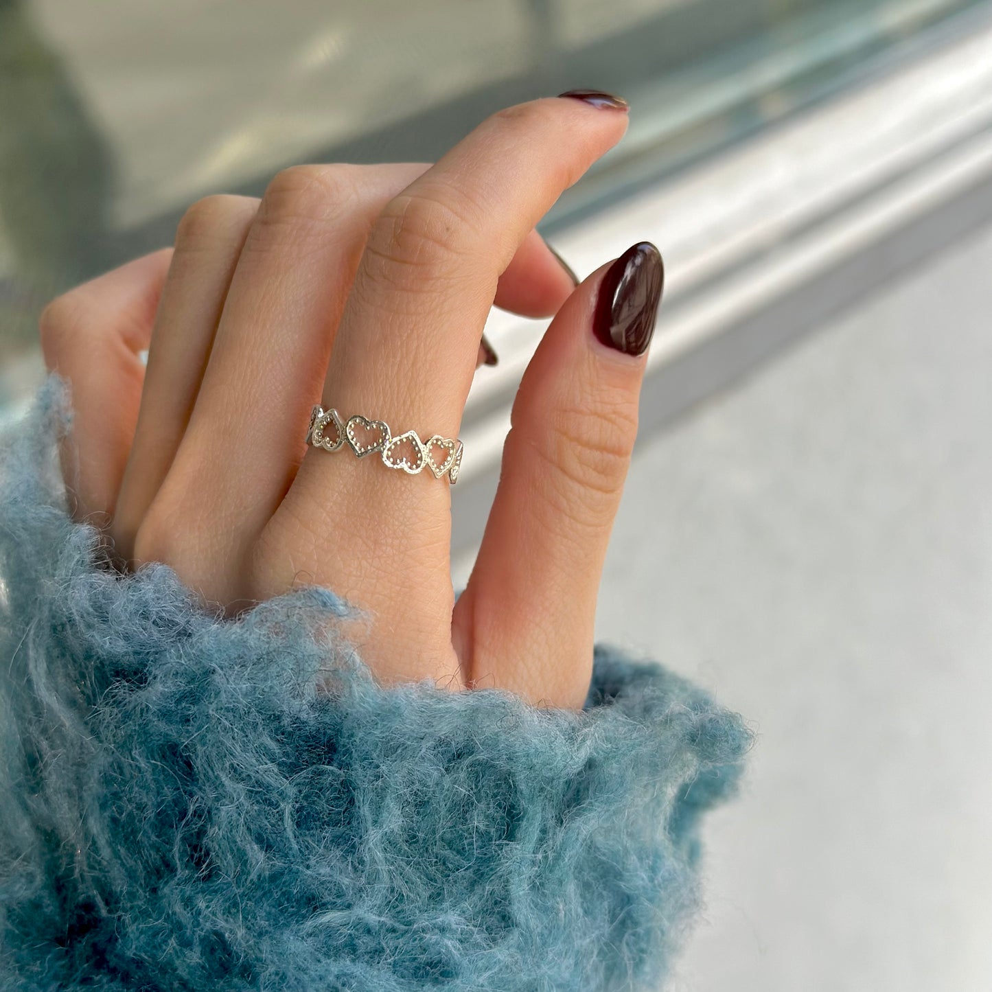 Heart plain ring 45
