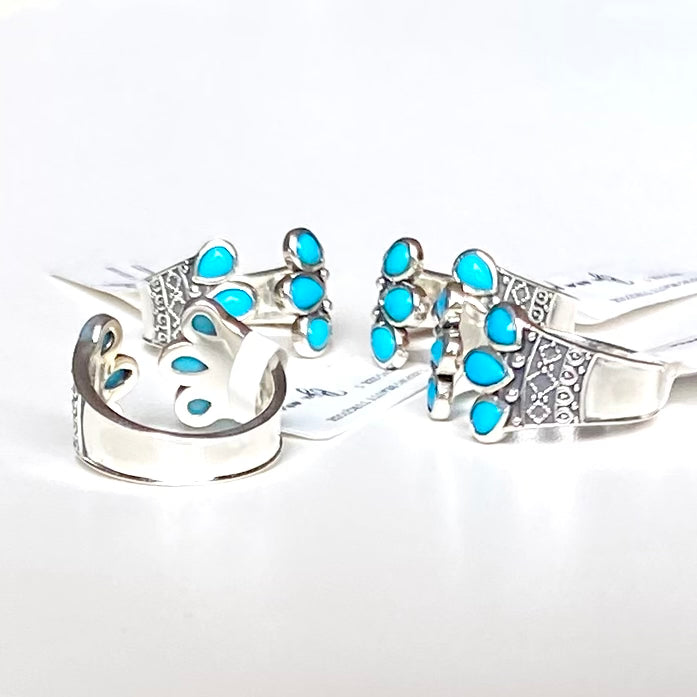 【poco】Turquoise design ring 4