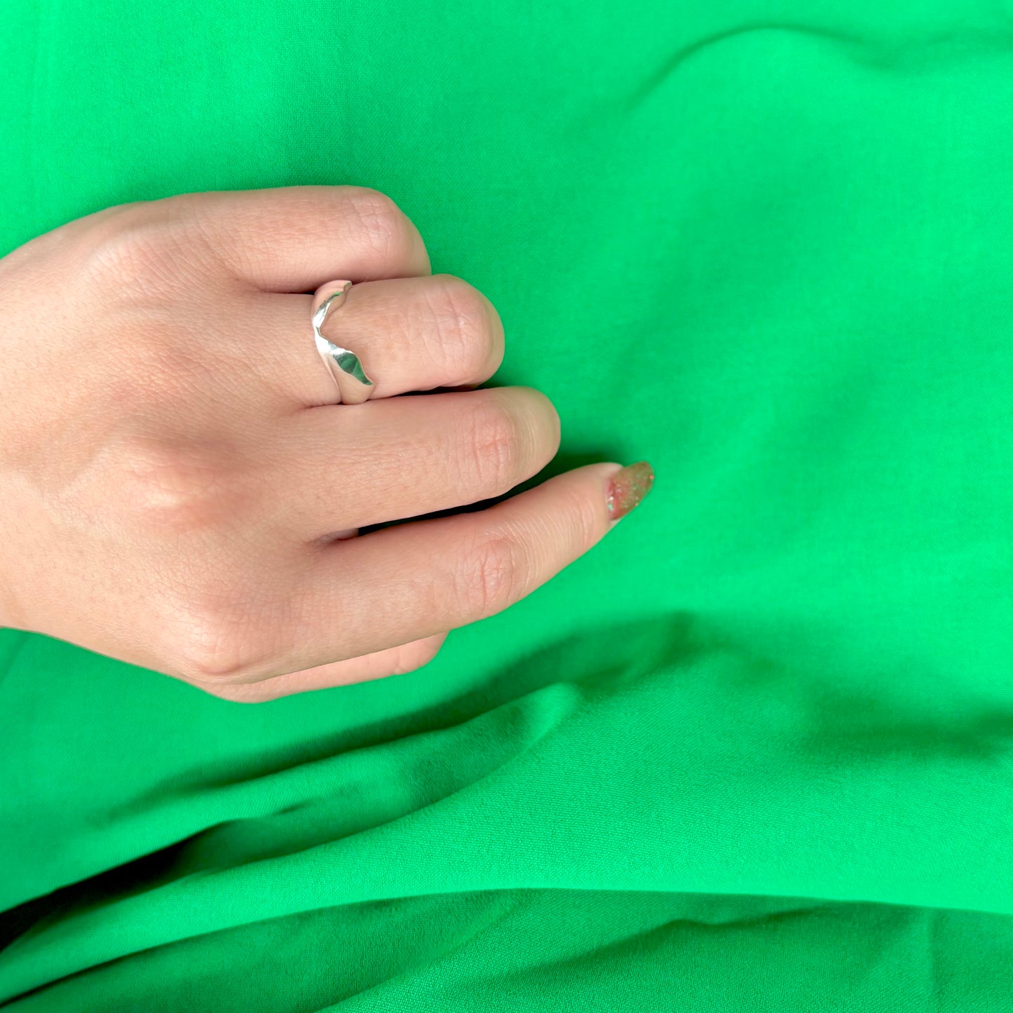 Silver925 plain ring 39