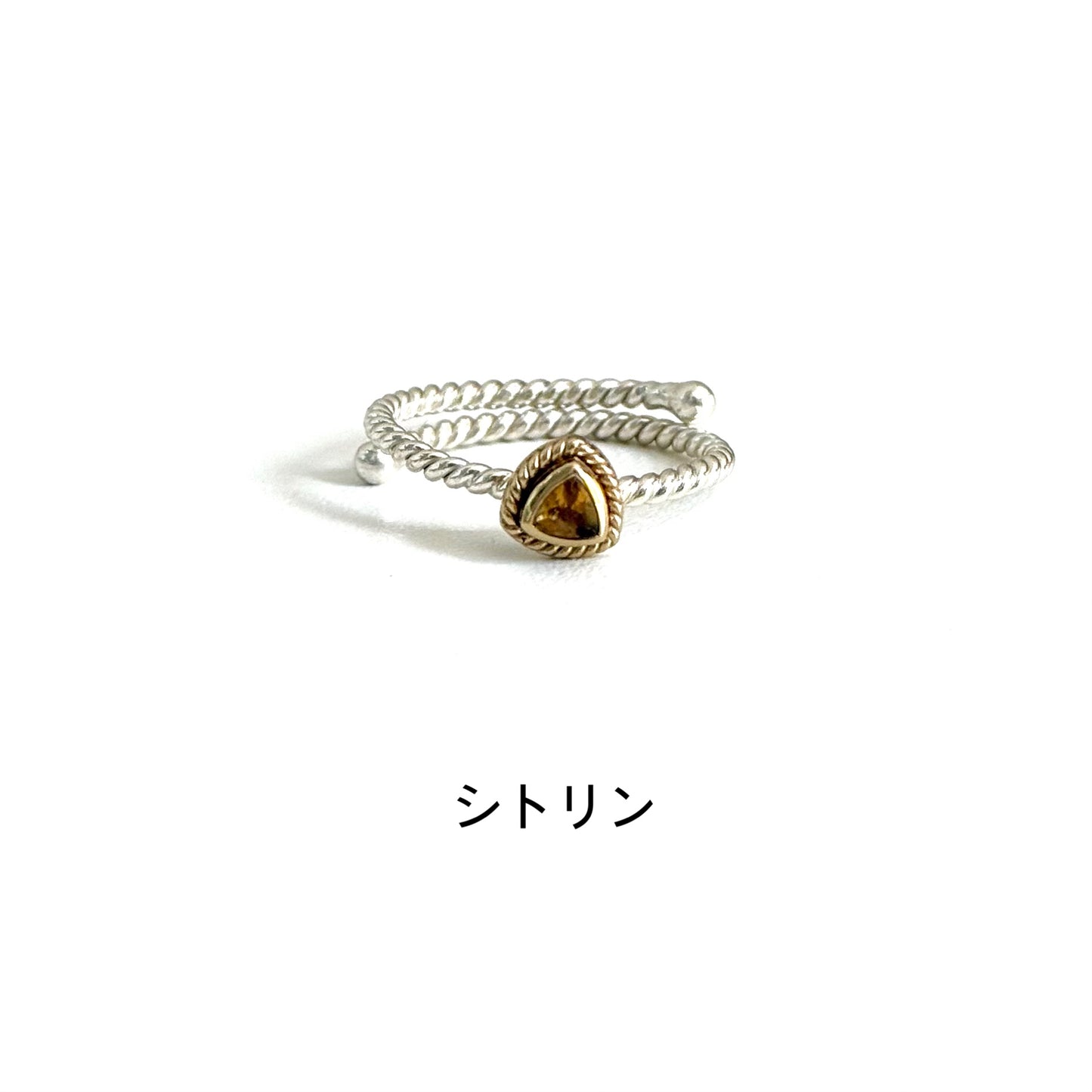 Silver925×Brass petit ring 1