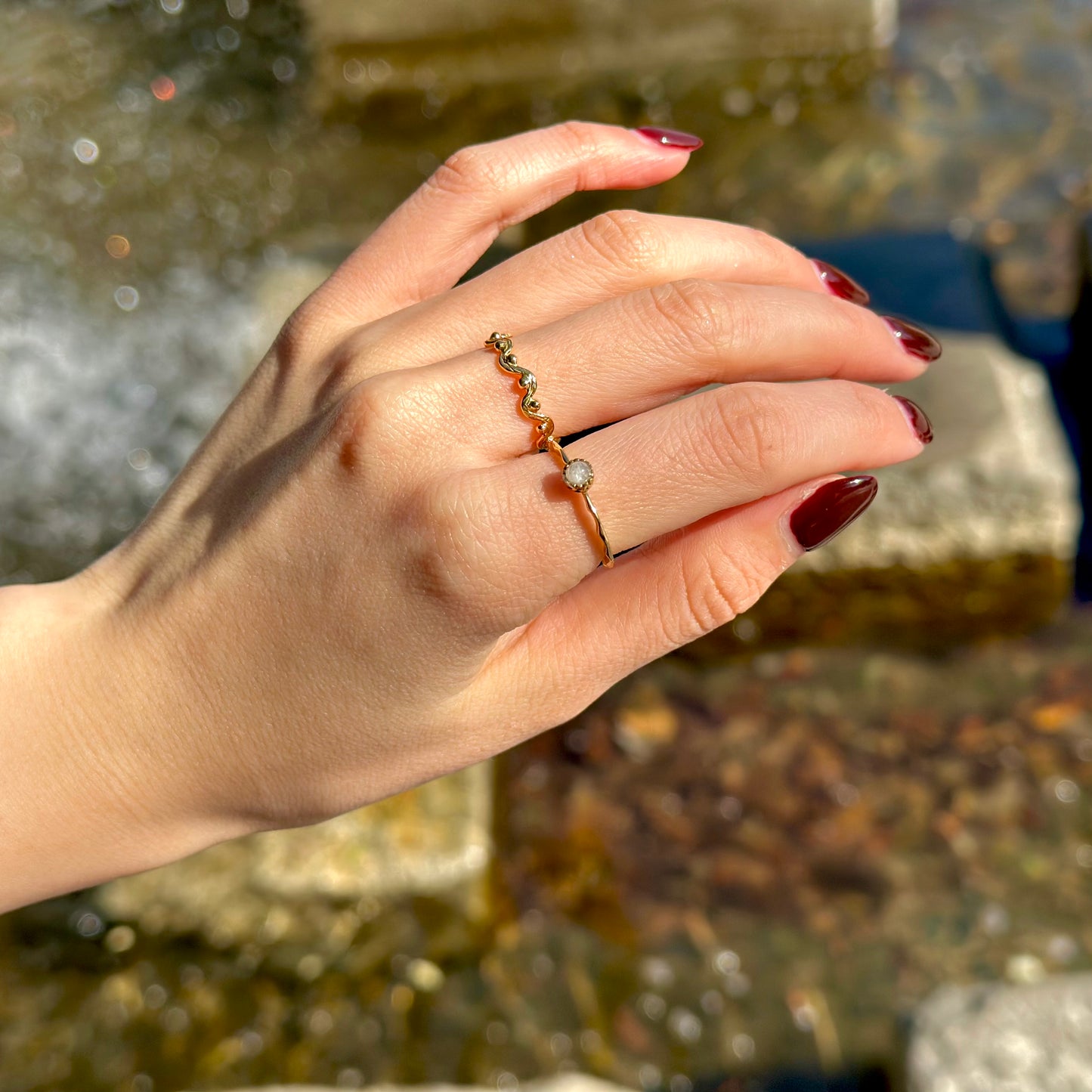 Brass petit ring 51