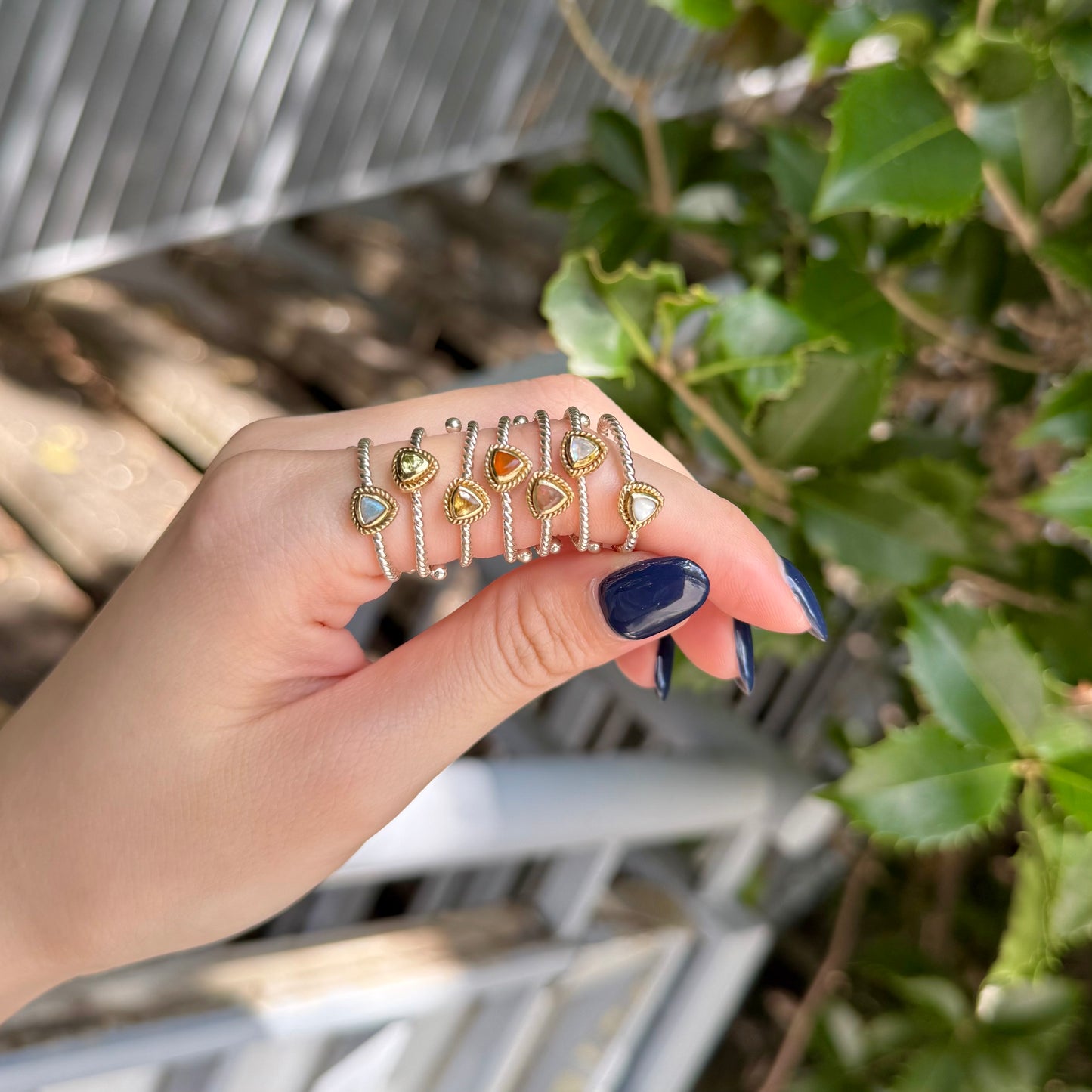 Silver925×Brass petit ring 1