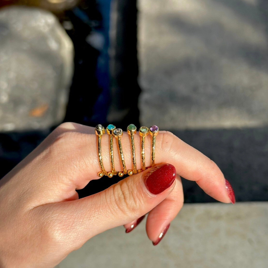 Brass petit ring 41