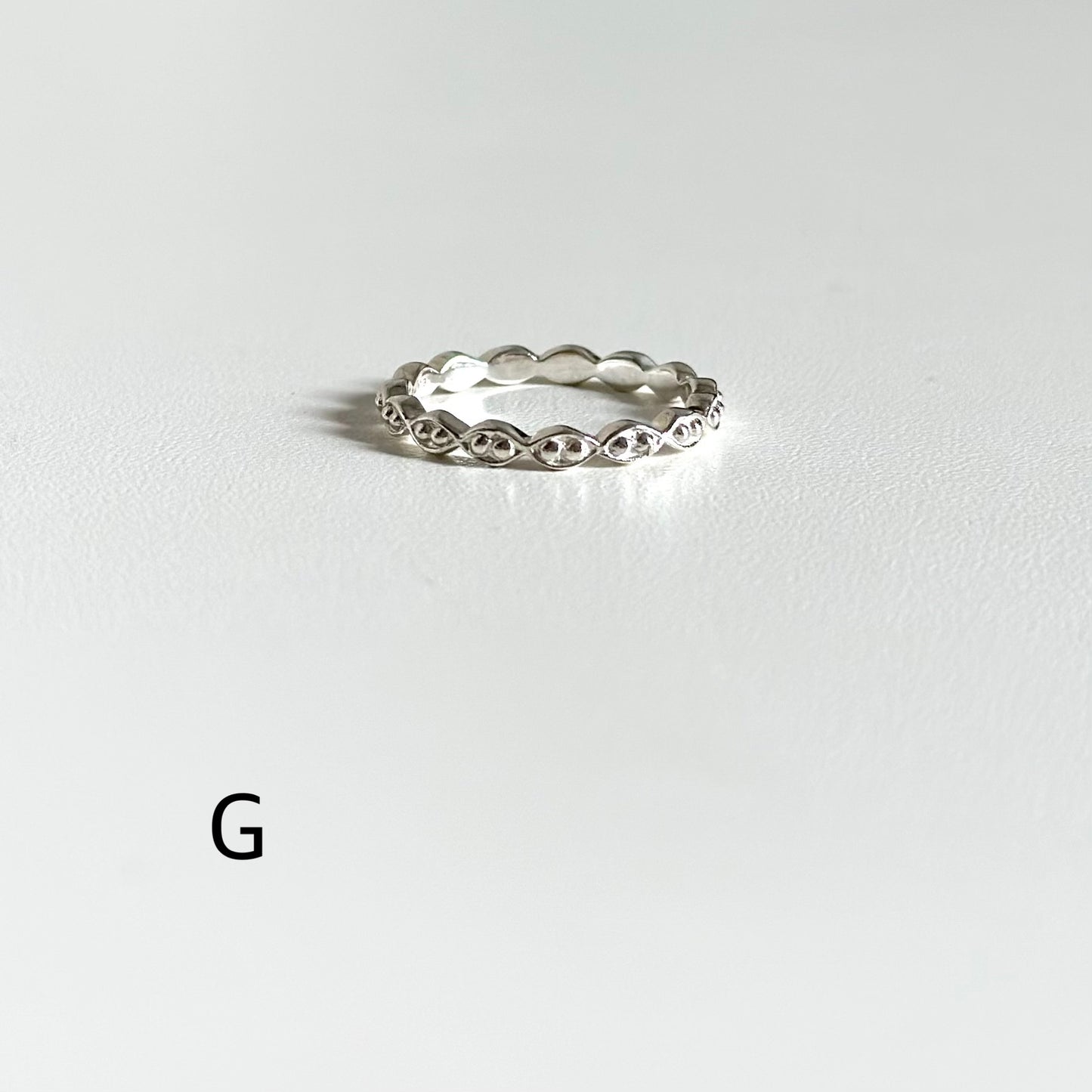 Silver925 plain ring 83