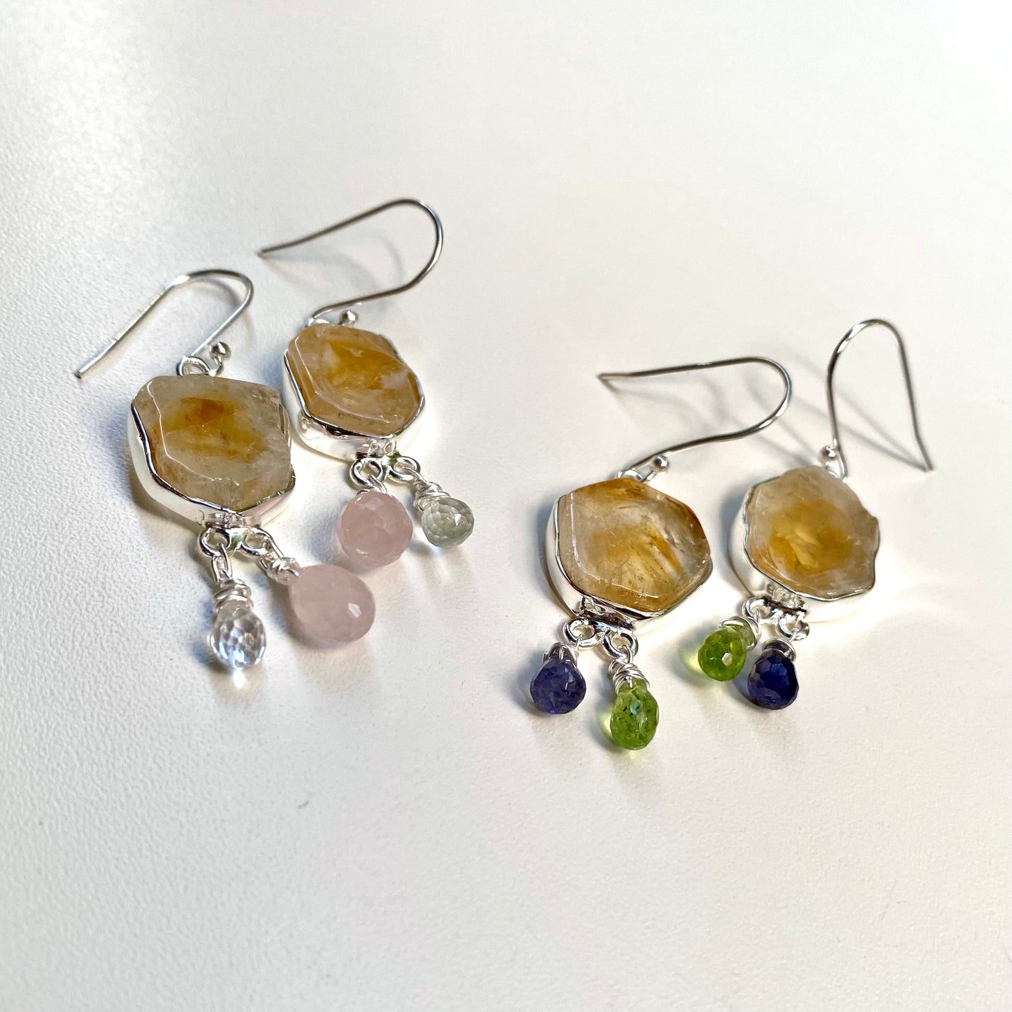Silver925 3stone pierce 3