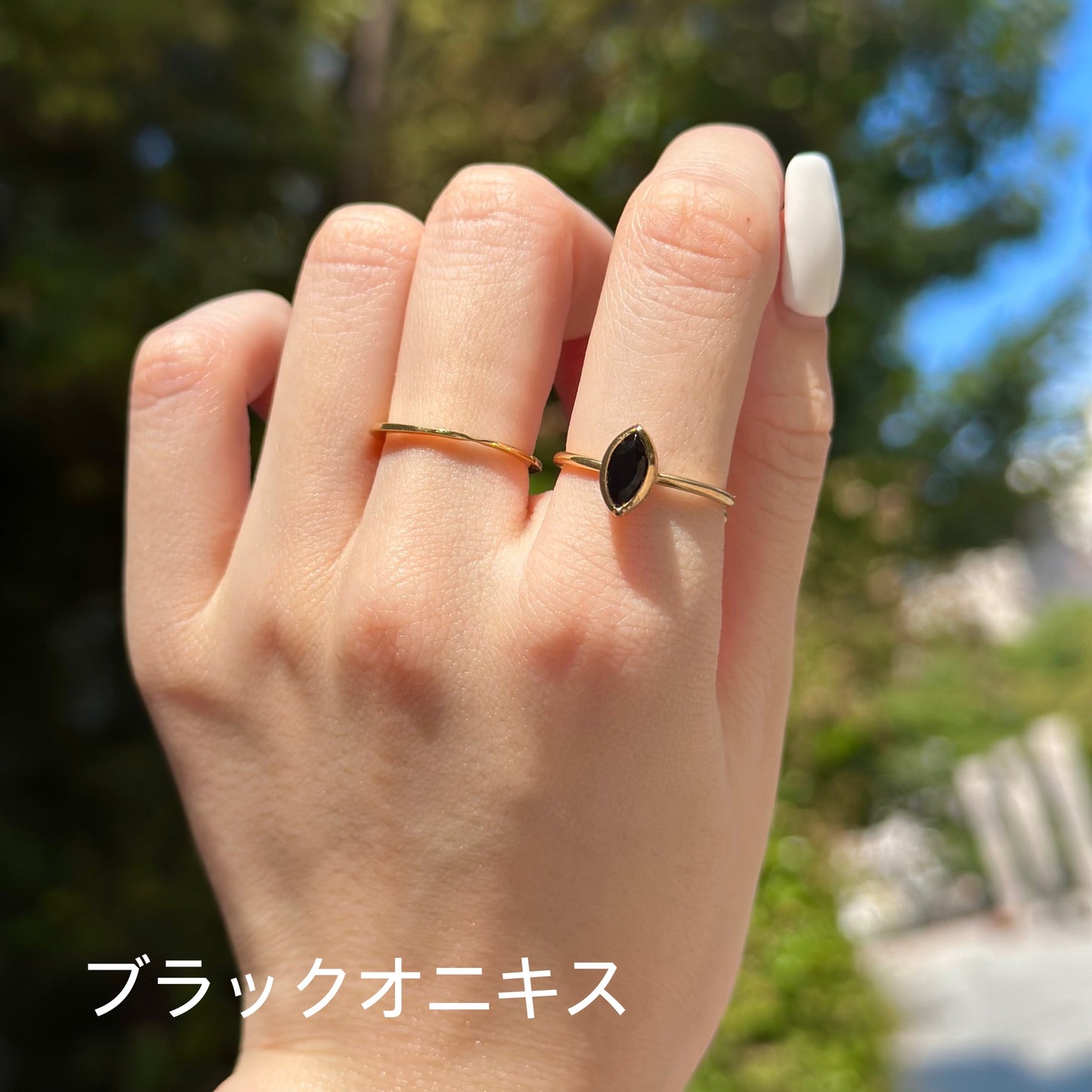 Brass petit ring 7