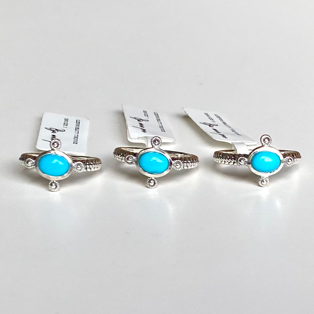 【poco】Turquoise design ring 1