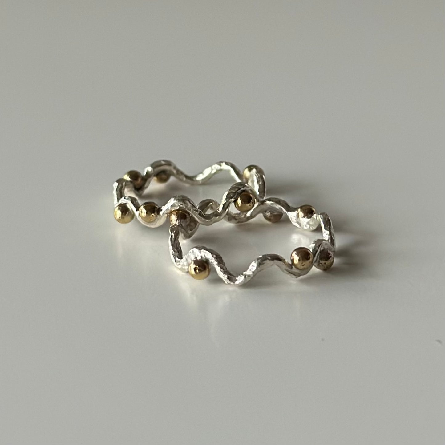 Silver925×Brass plain ring 22