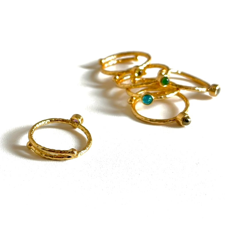 Brass petit ring 41