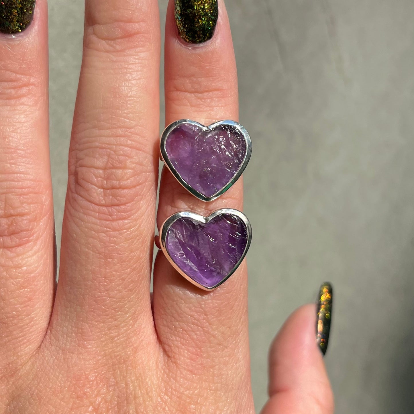 Heart design ring 11