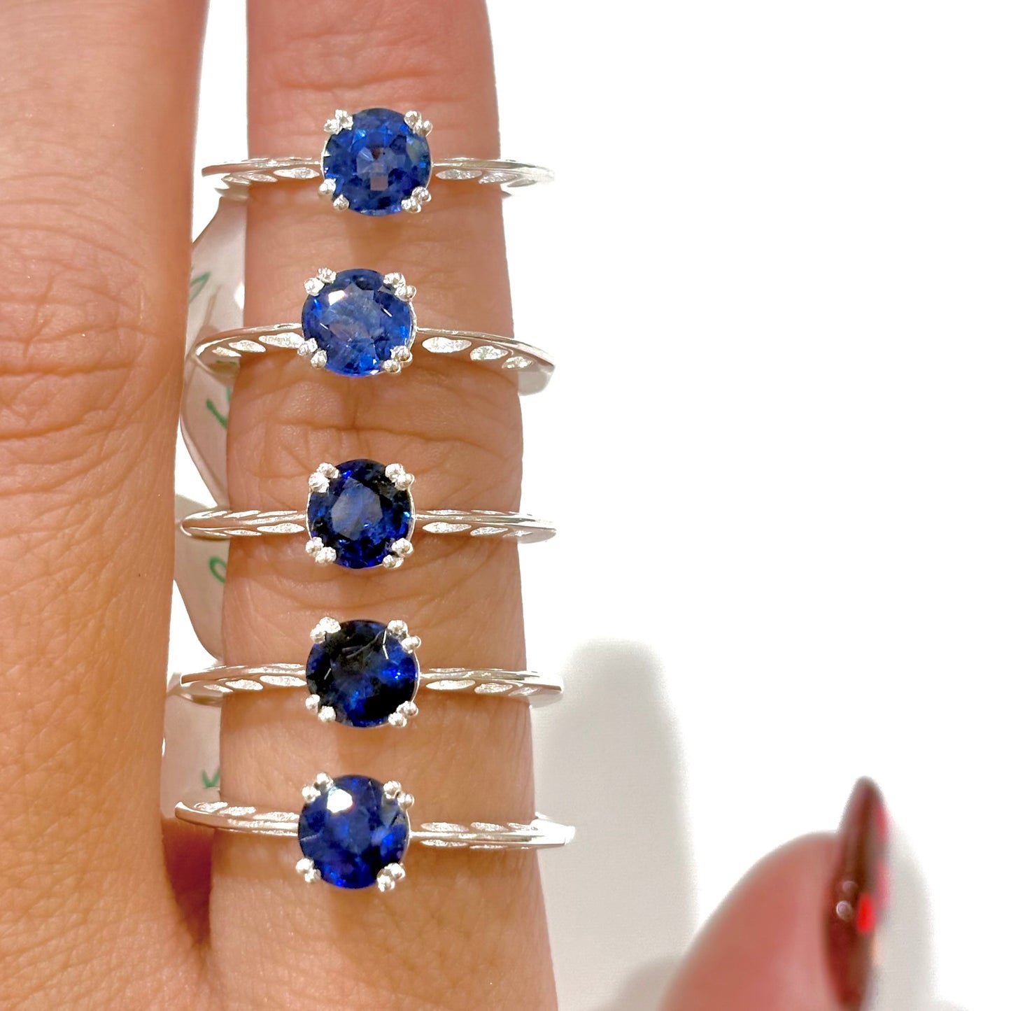 Heart design ring 〈Kyanite〉