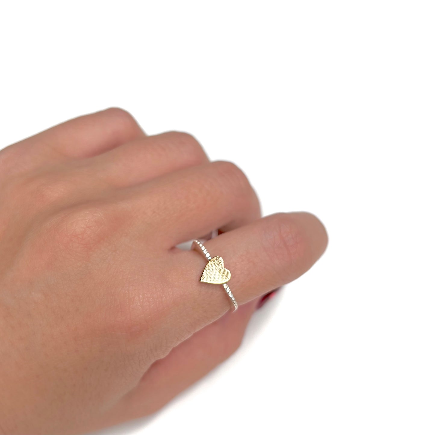 Heart plain ring 33
