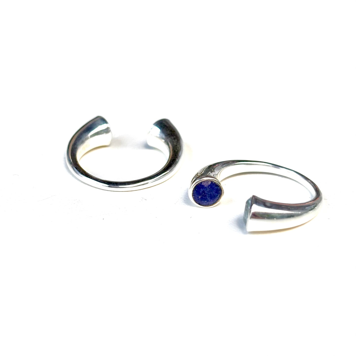Silver925 2stone ring 19