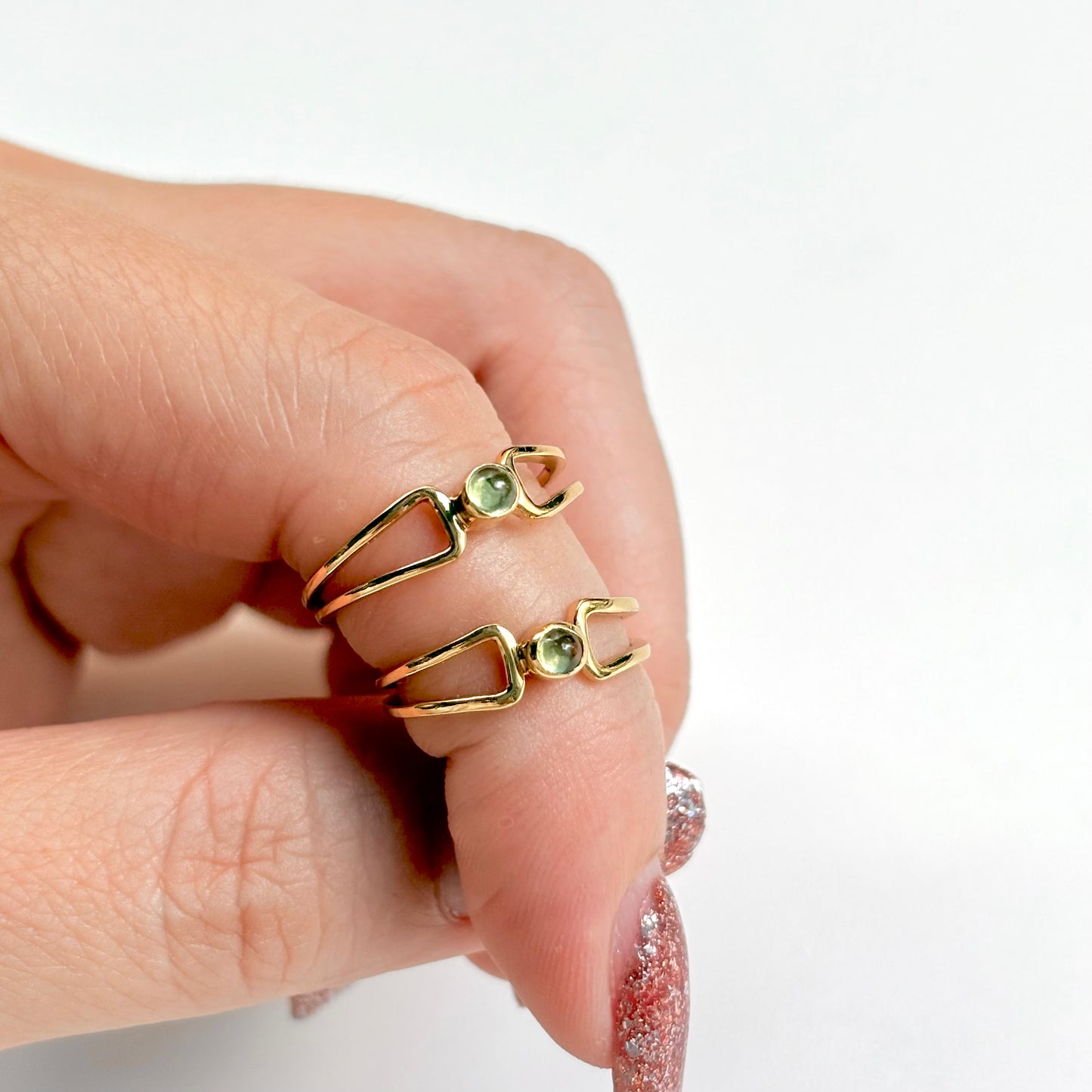 Brass design ring 6