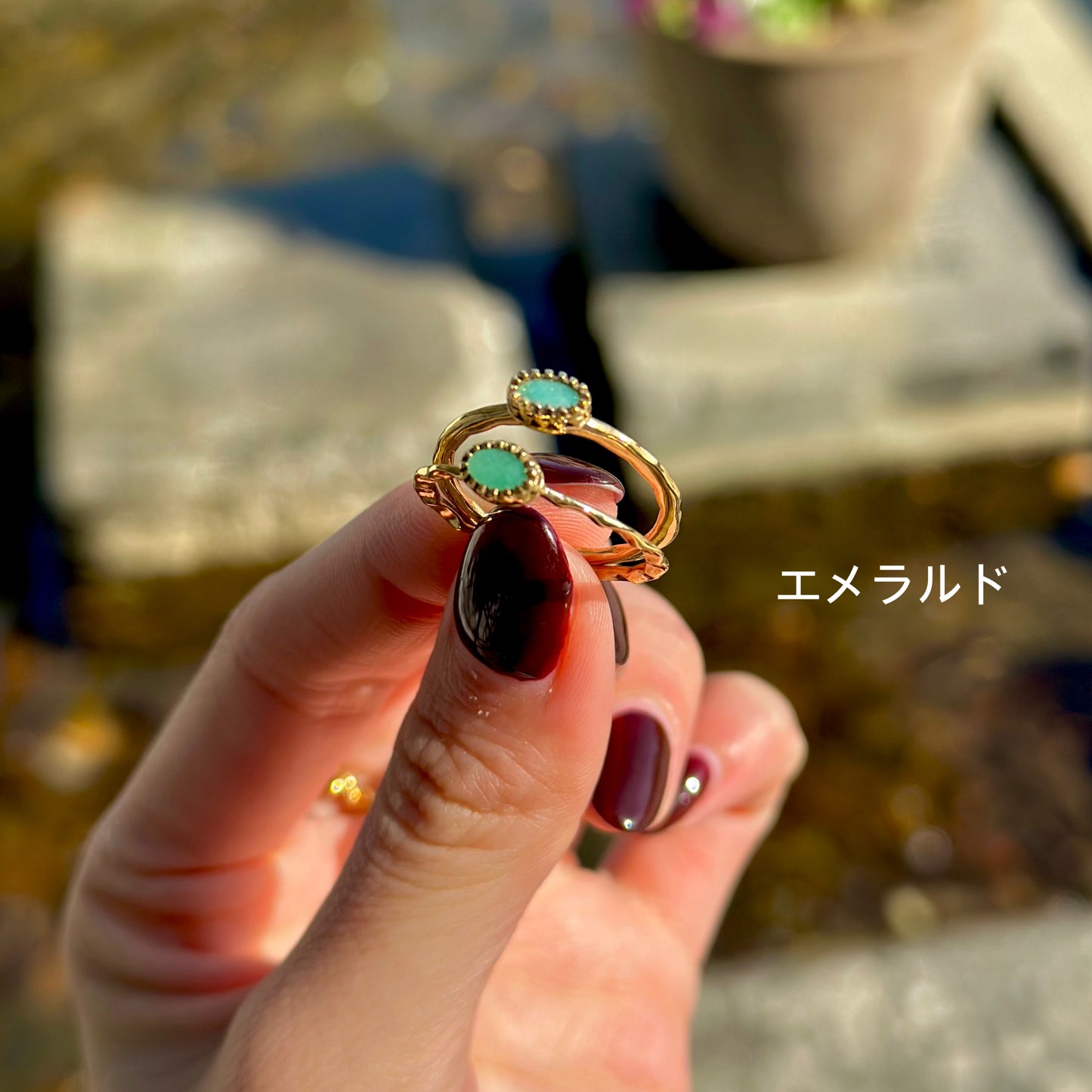 Brass petit ring 50