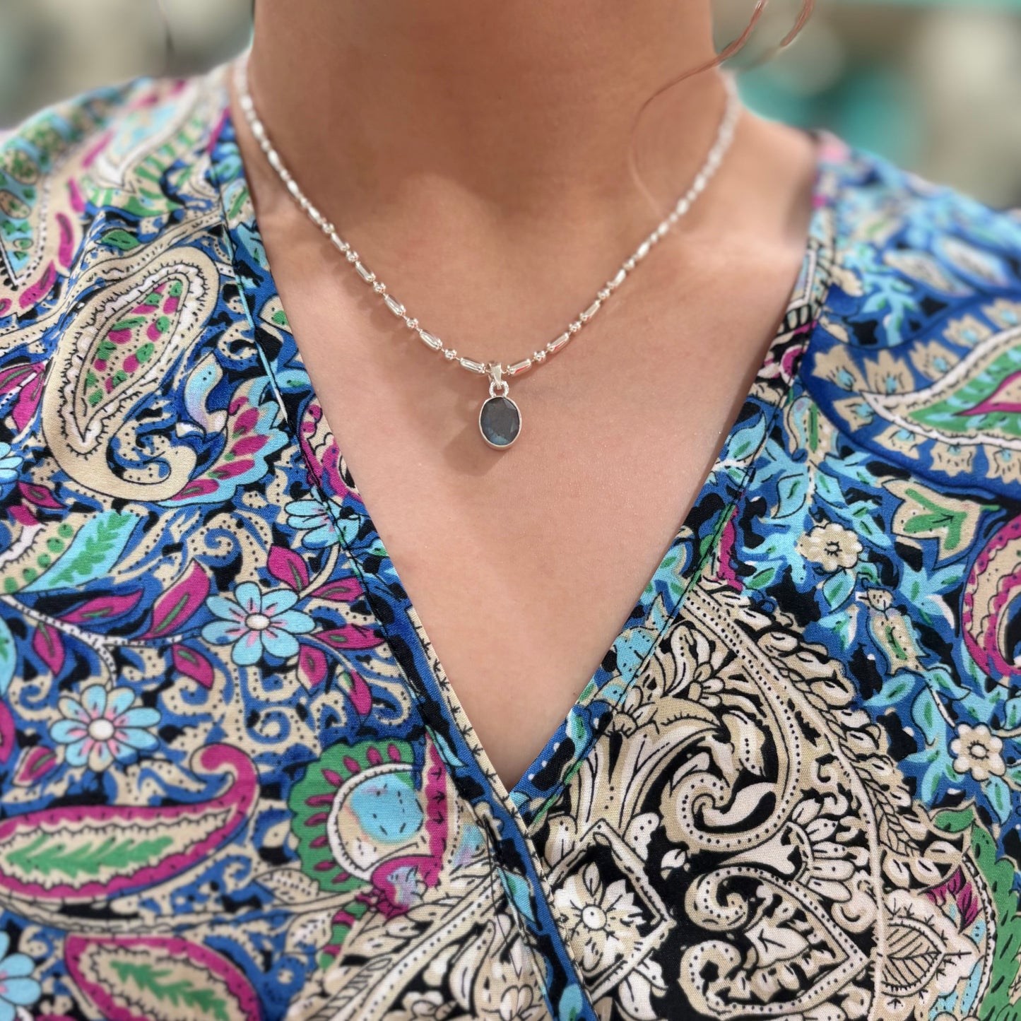 Silver925 1stone charm