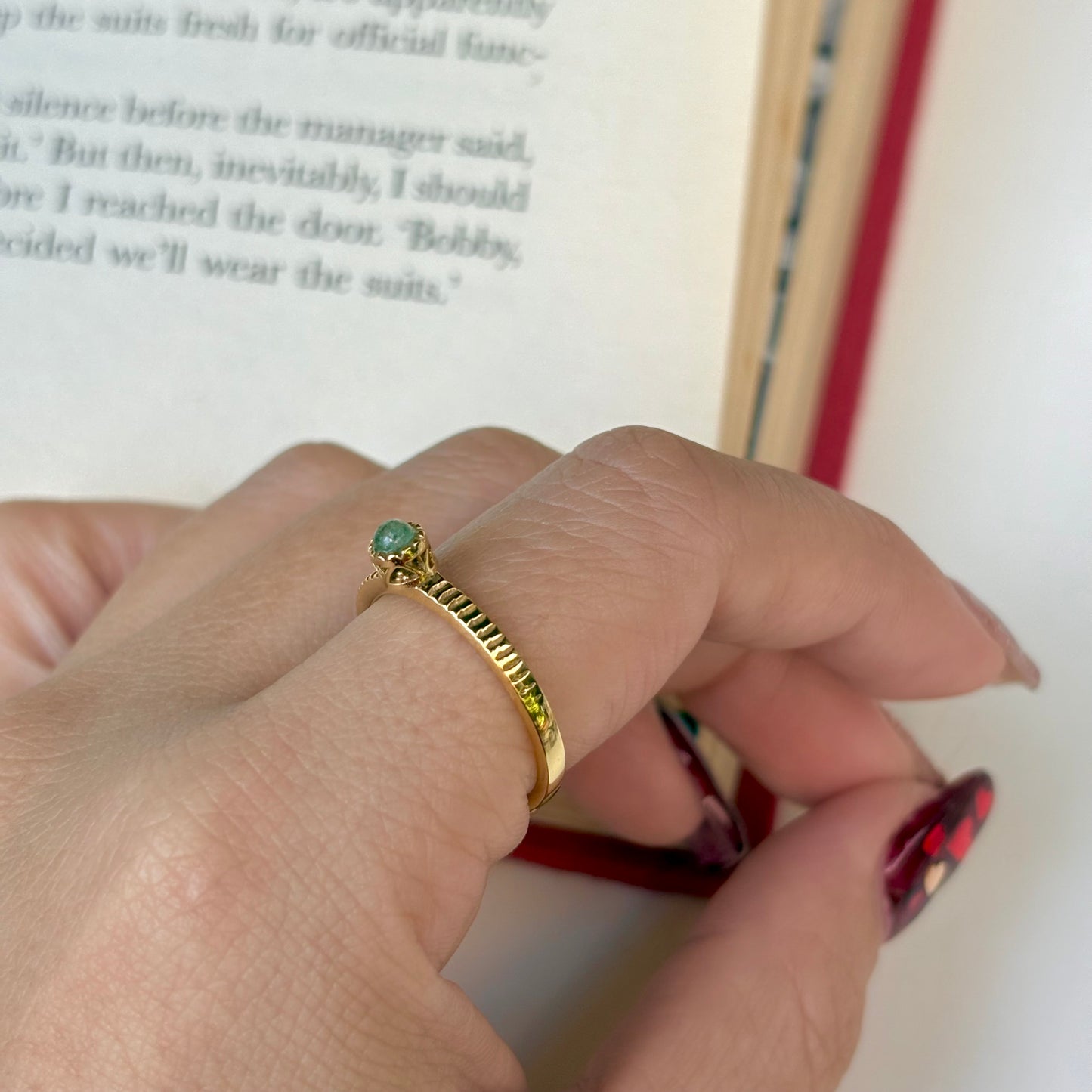 Brass petit ring 13