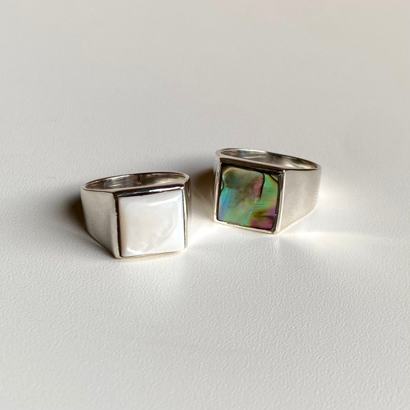 Silver925 square ring 8
