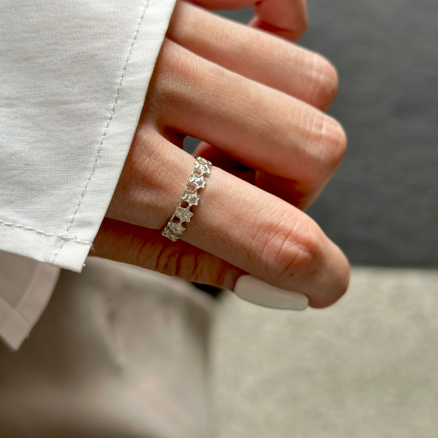 Silver925 plain ring 83