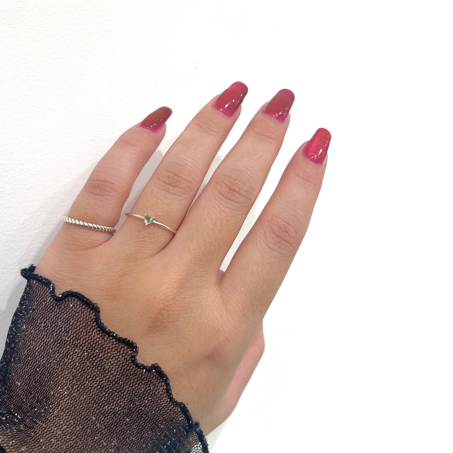 Silver925 Heart petit ring 1
