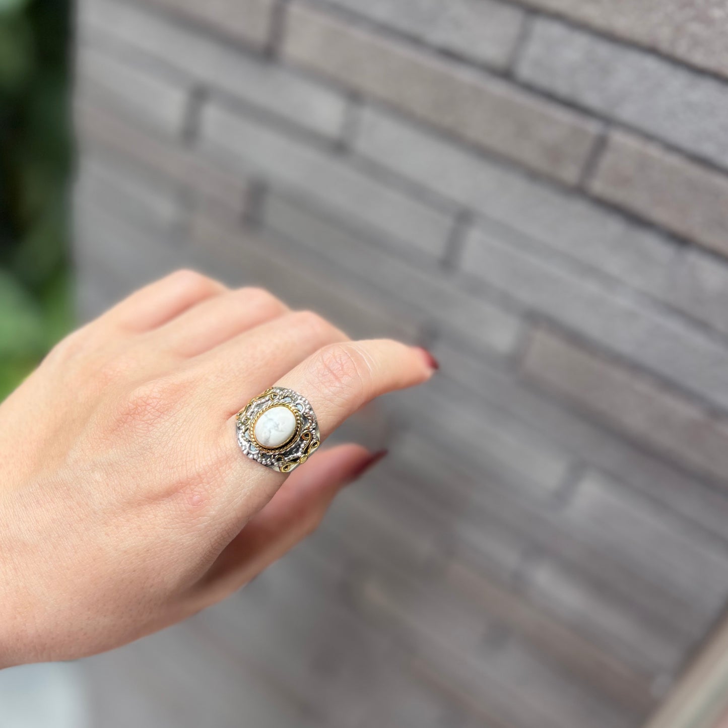 Connect ring〈 Black & White 〉