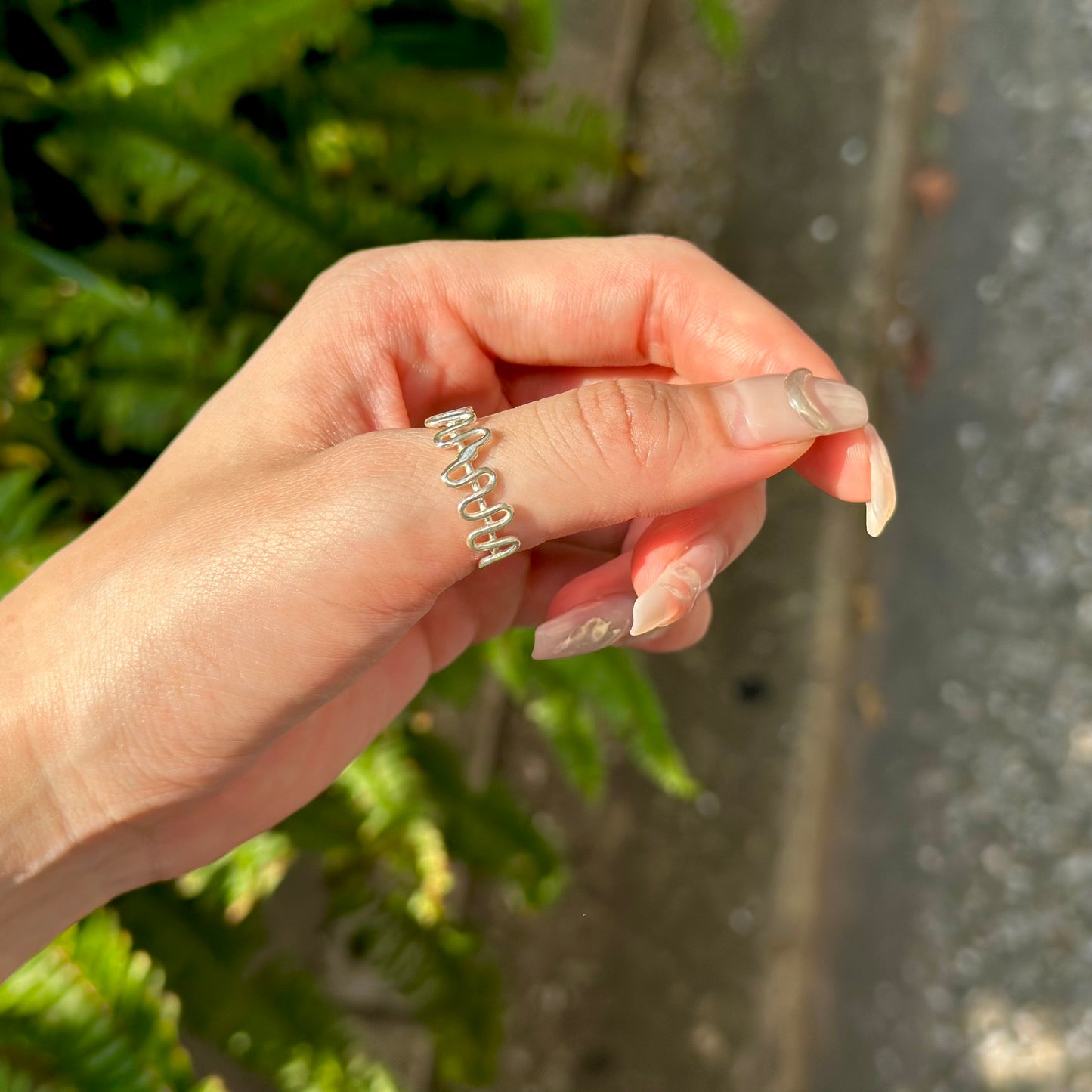 Silver925 plain ring 73