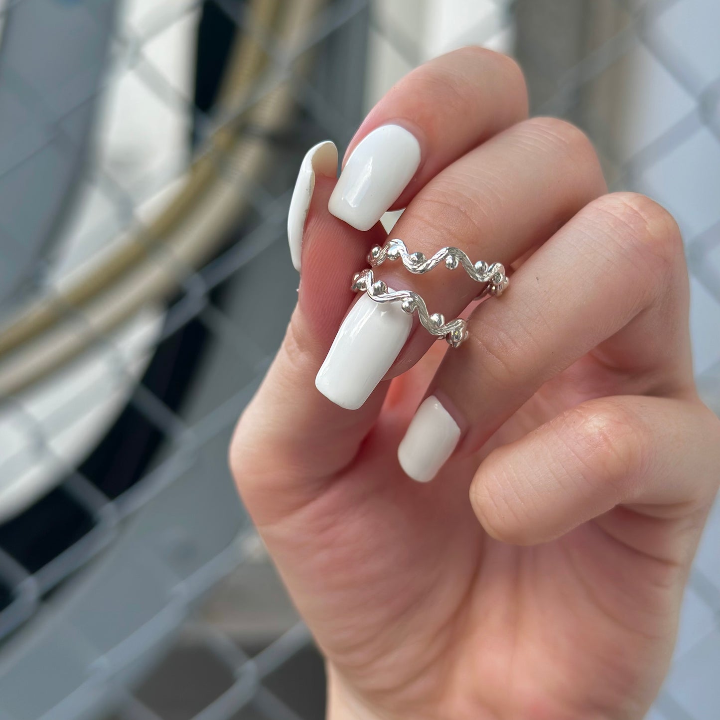 Silver925 plain ring 56