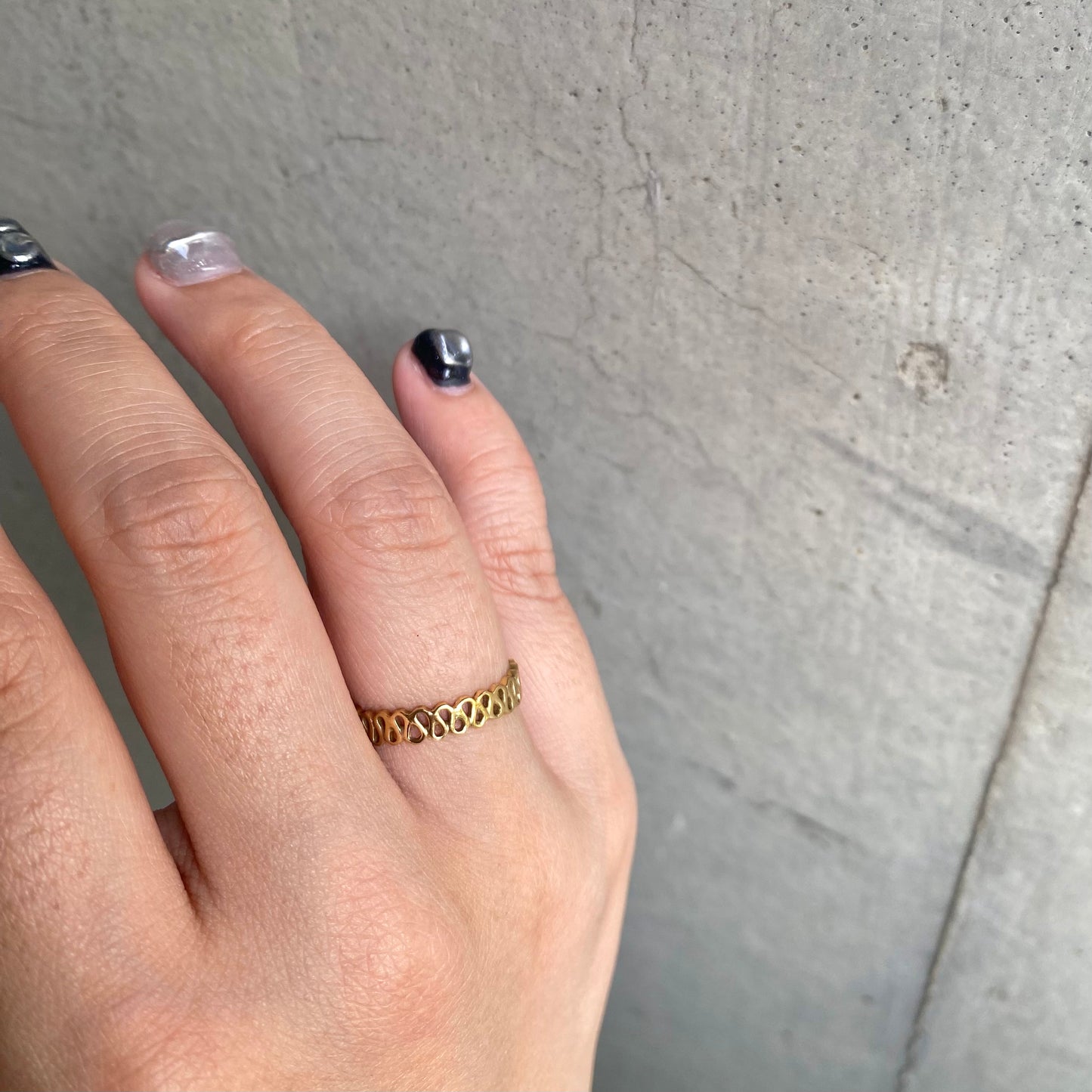 Brass plain ring 17