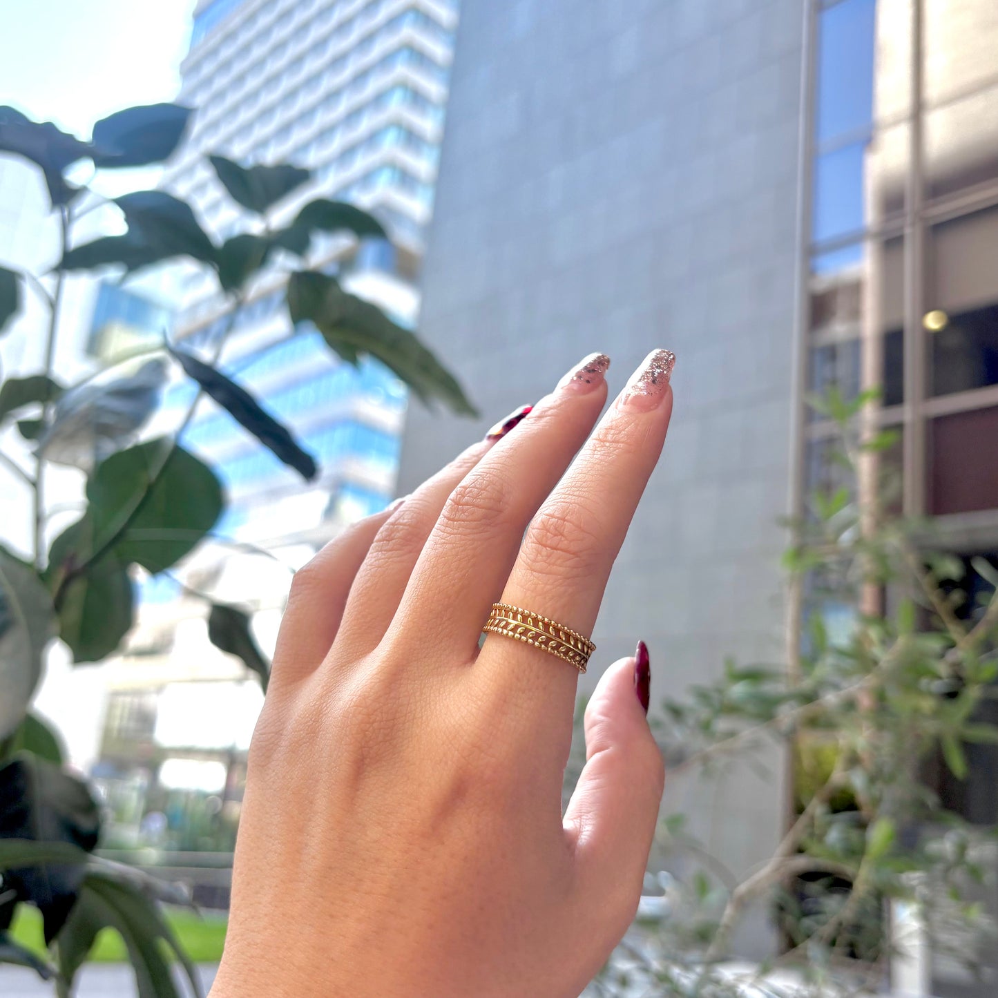 Brass plain ring 29