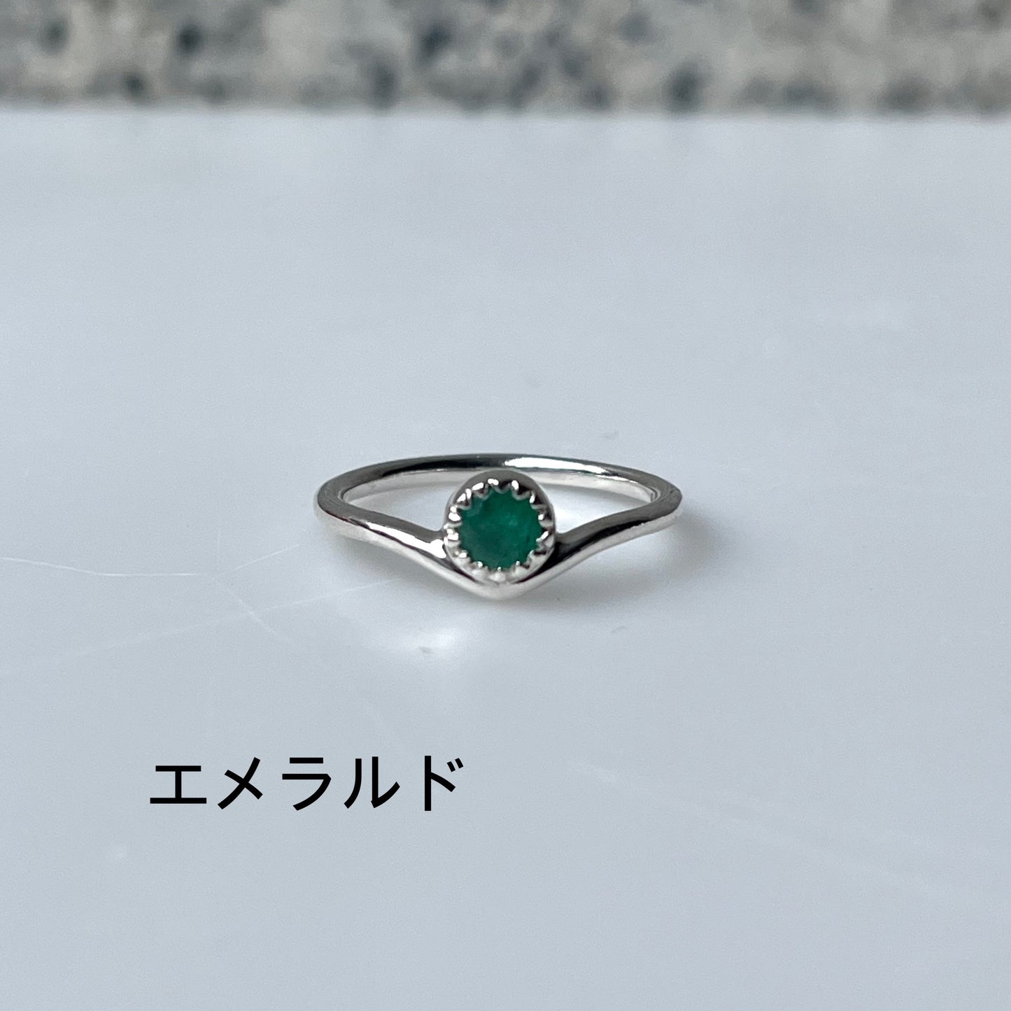 Silver925 V design ring 5