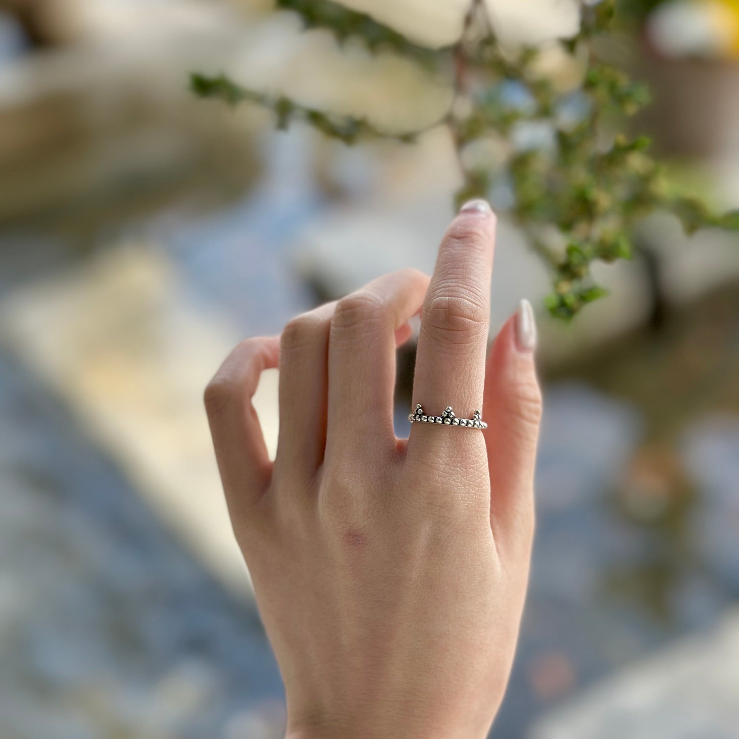 Silver925 plain ring 1