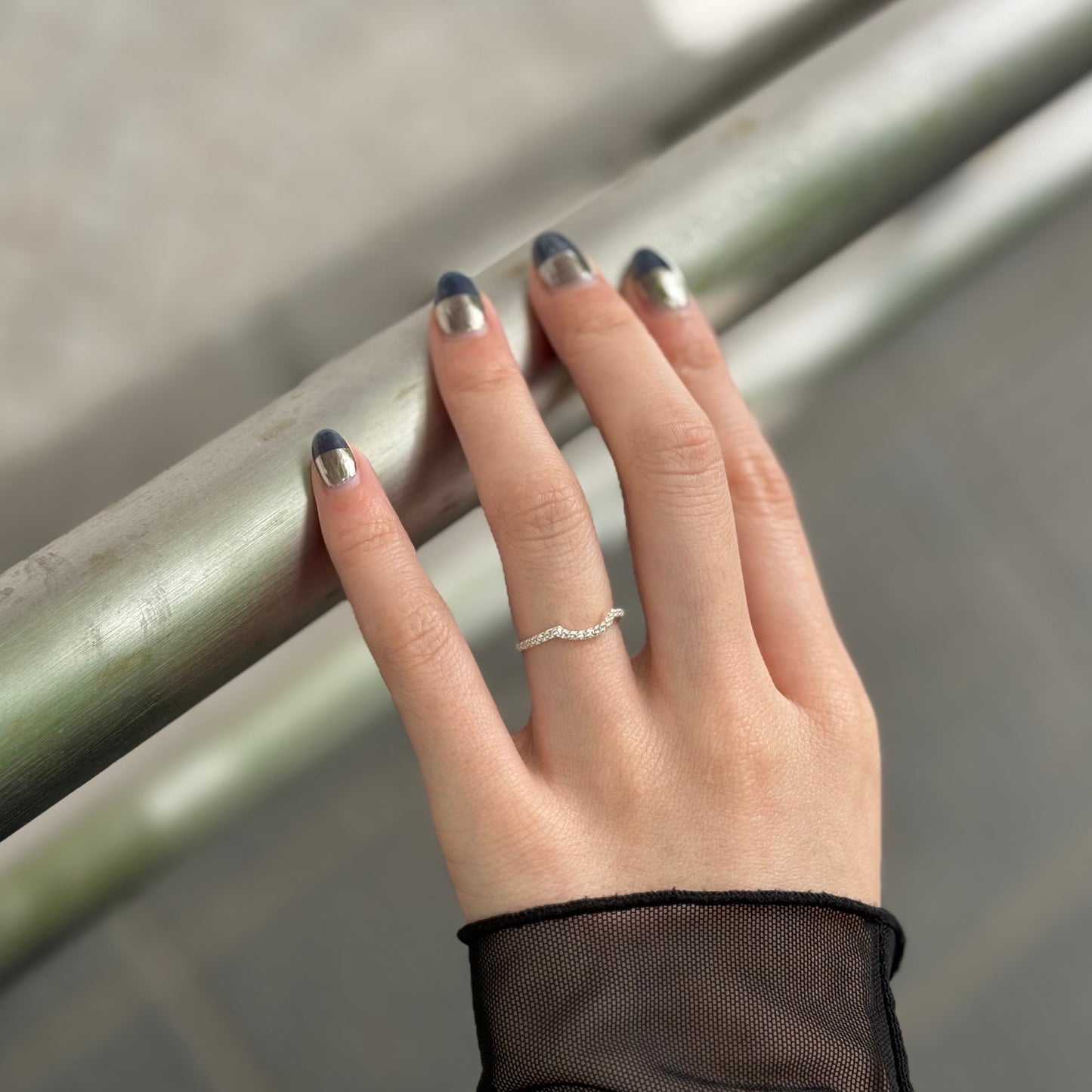 【Bijumam poco】White topaz ring 6