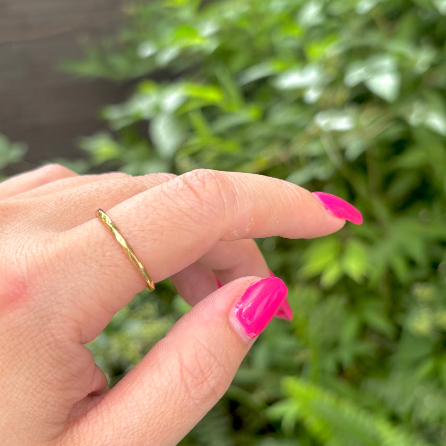 Brass plain ring 8