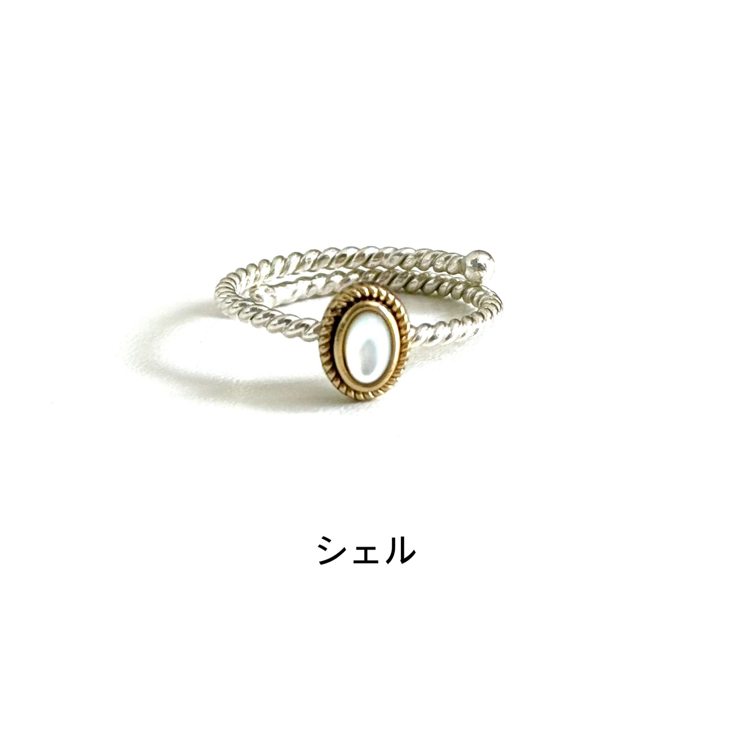 Silver925×Brass petit ring 2
