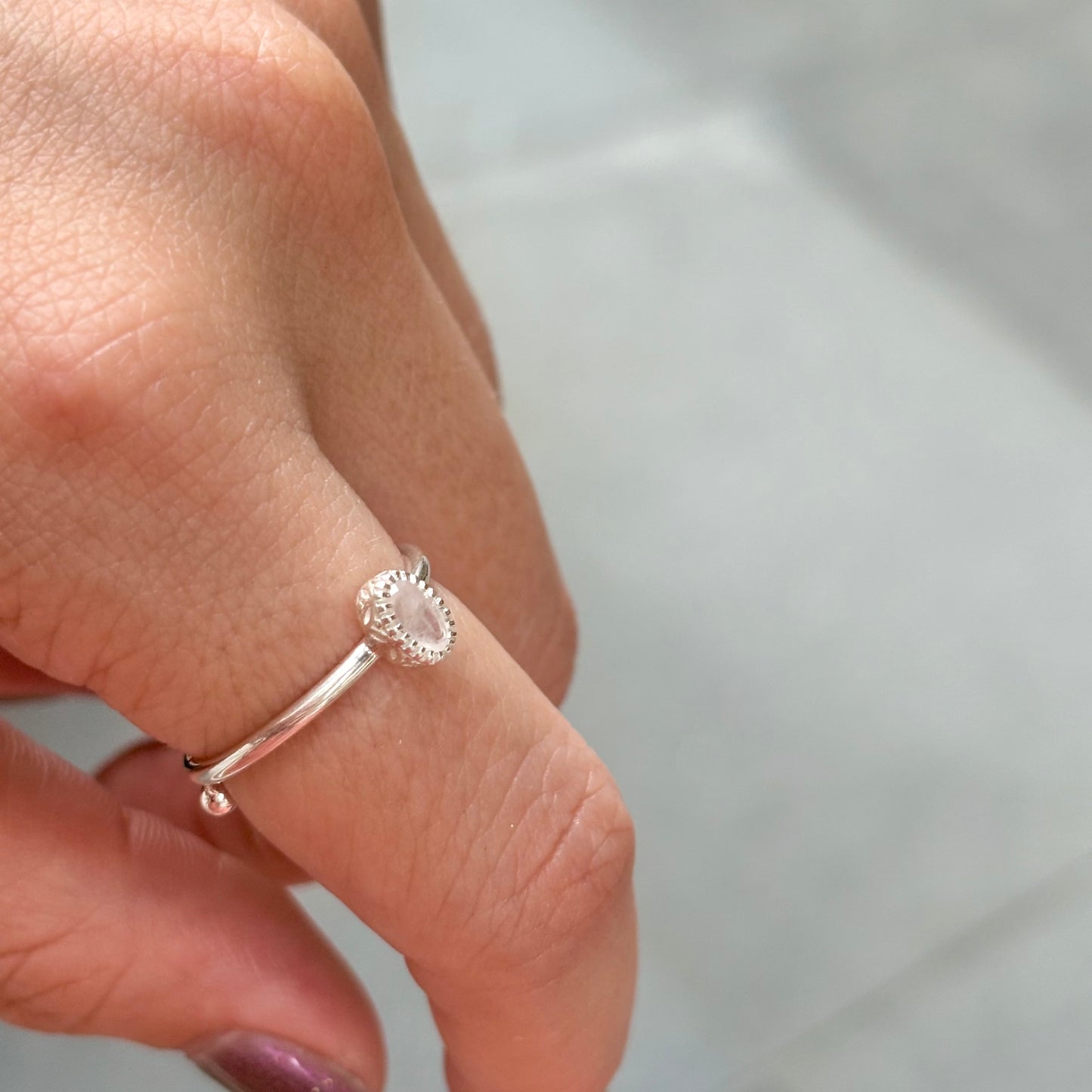 Silver925 petit ring 8