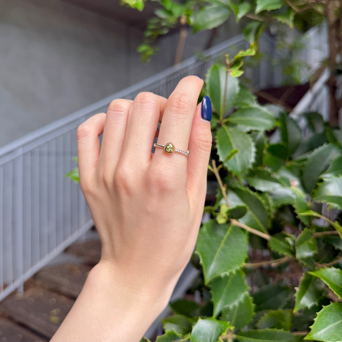 Silver925×Brass petit ring 1