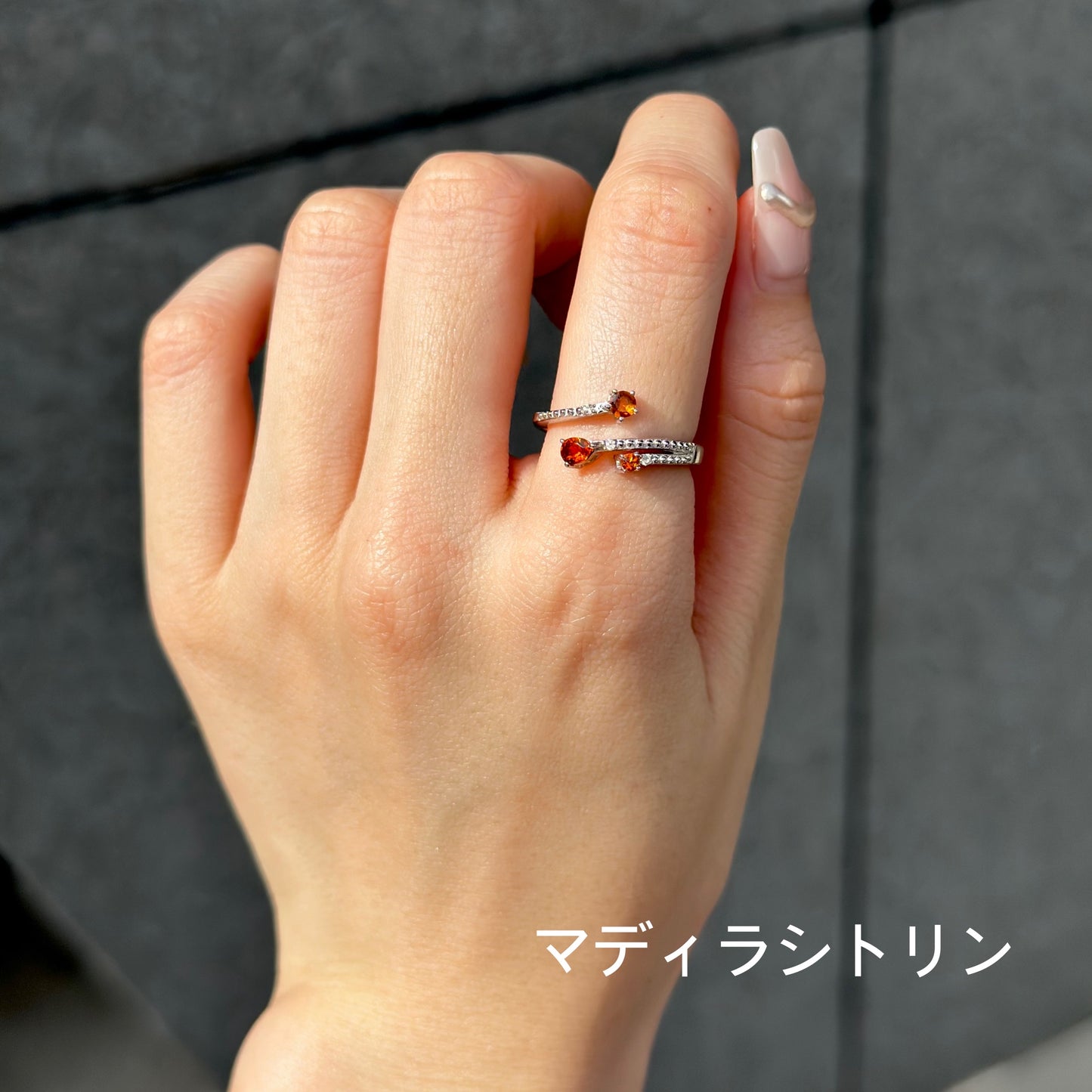【poco】3stone ring
