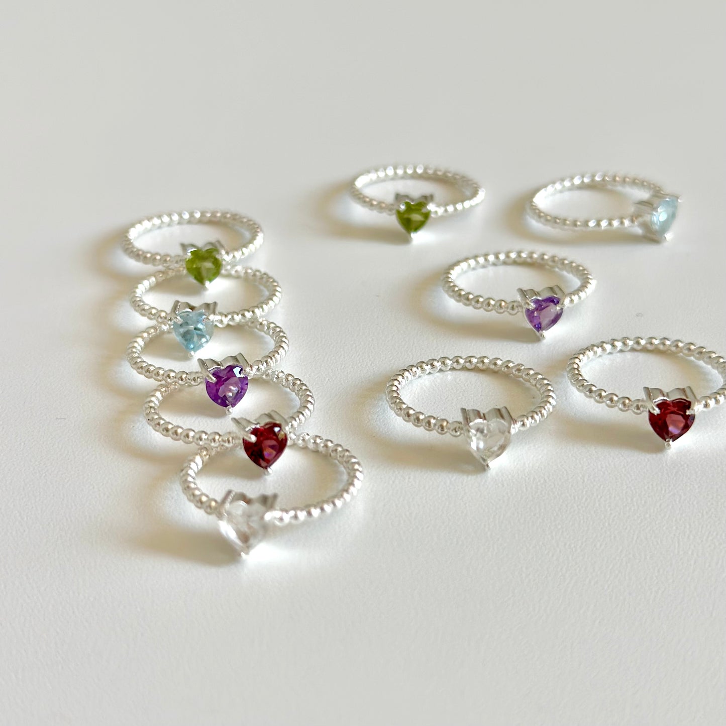 Silver925 Heart petit ring 2