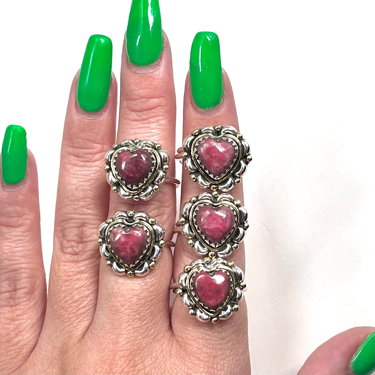 Heart ring 6