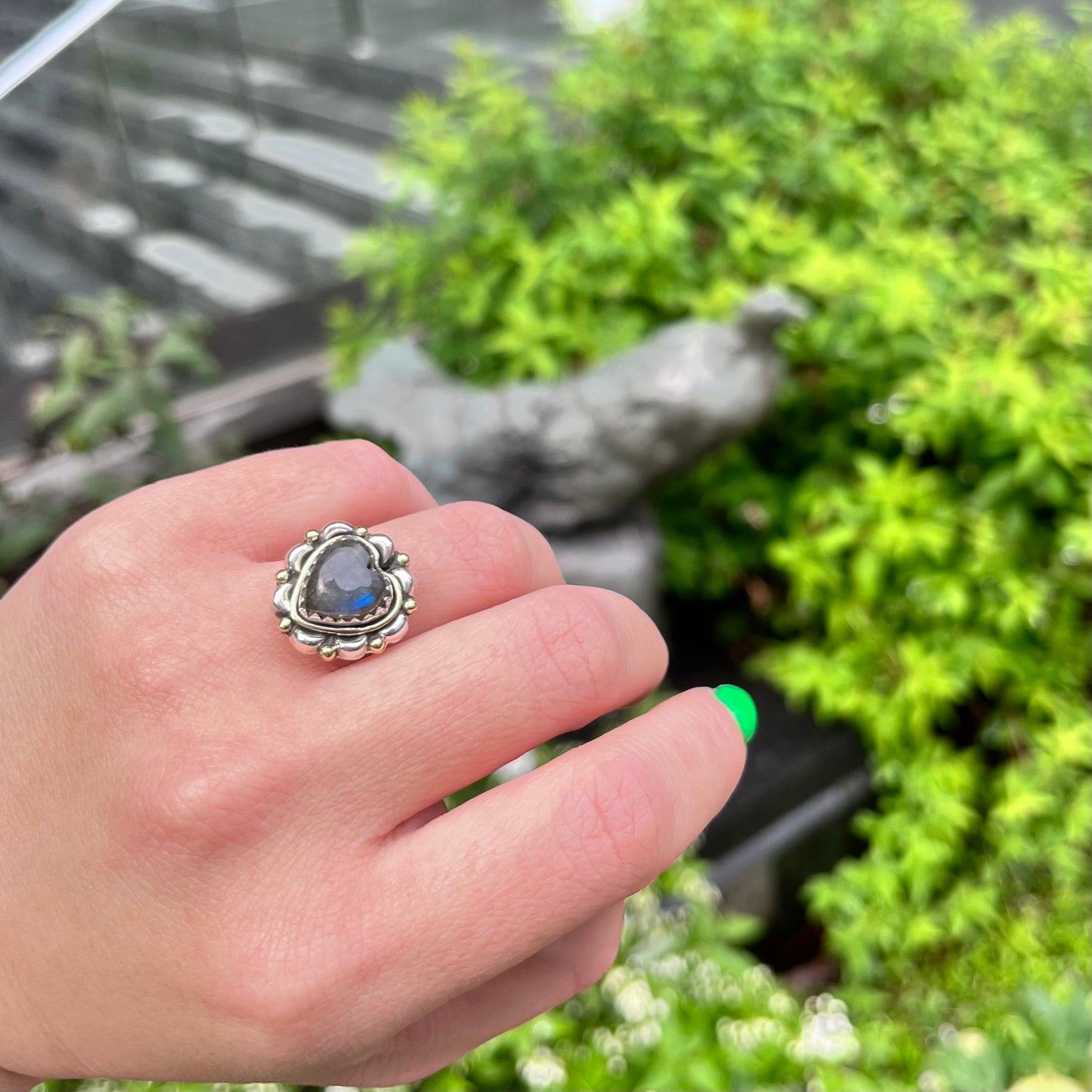 Heart ring 7