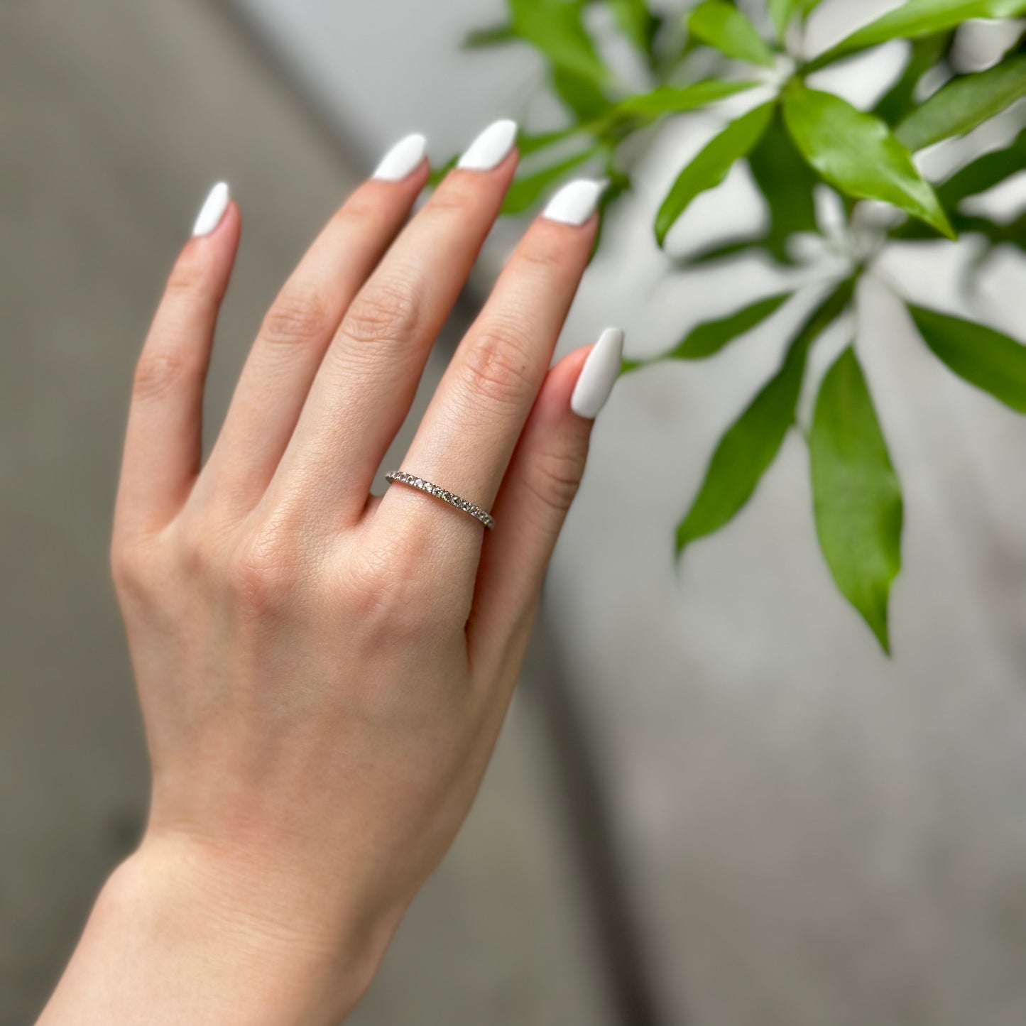 【Biju mam poco】Stone simple ring