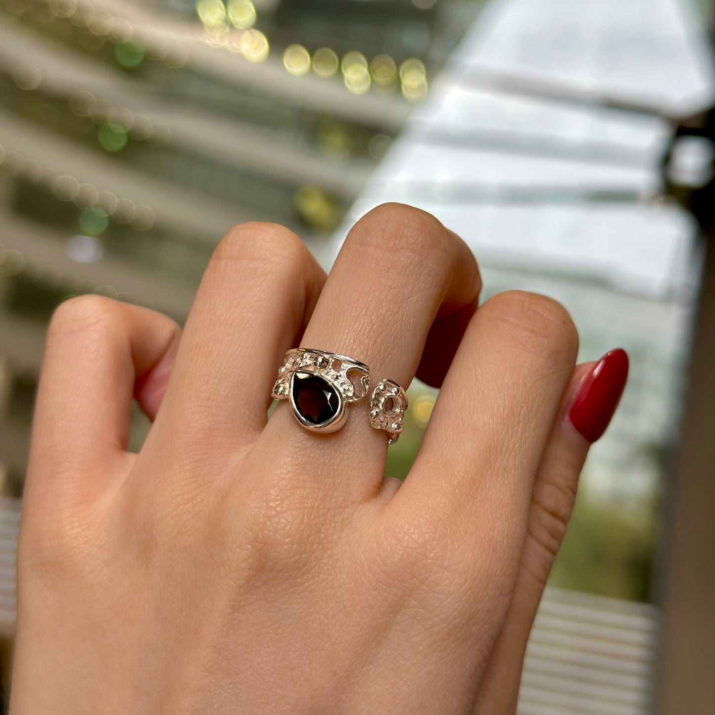 Silver925 design ring 49
