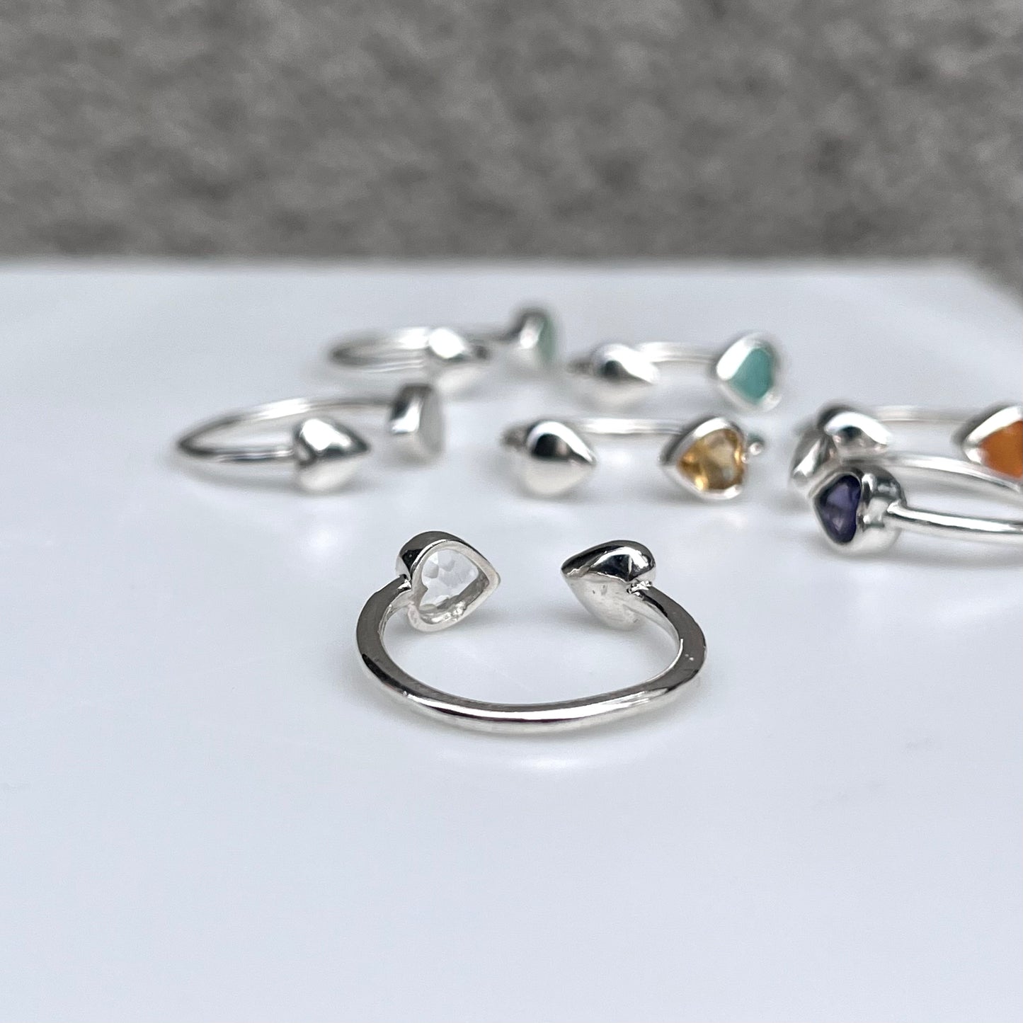 Heart fork ring 3