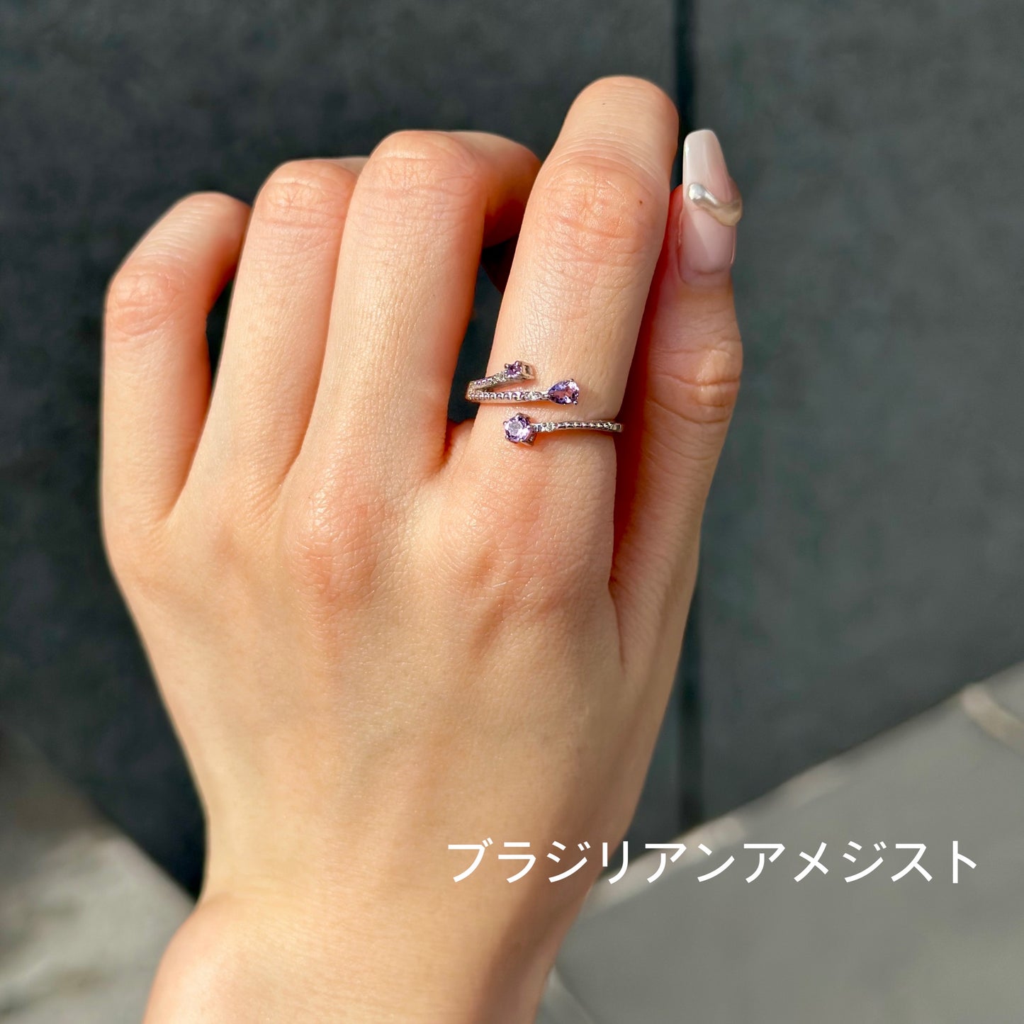 【poco】3stone ring